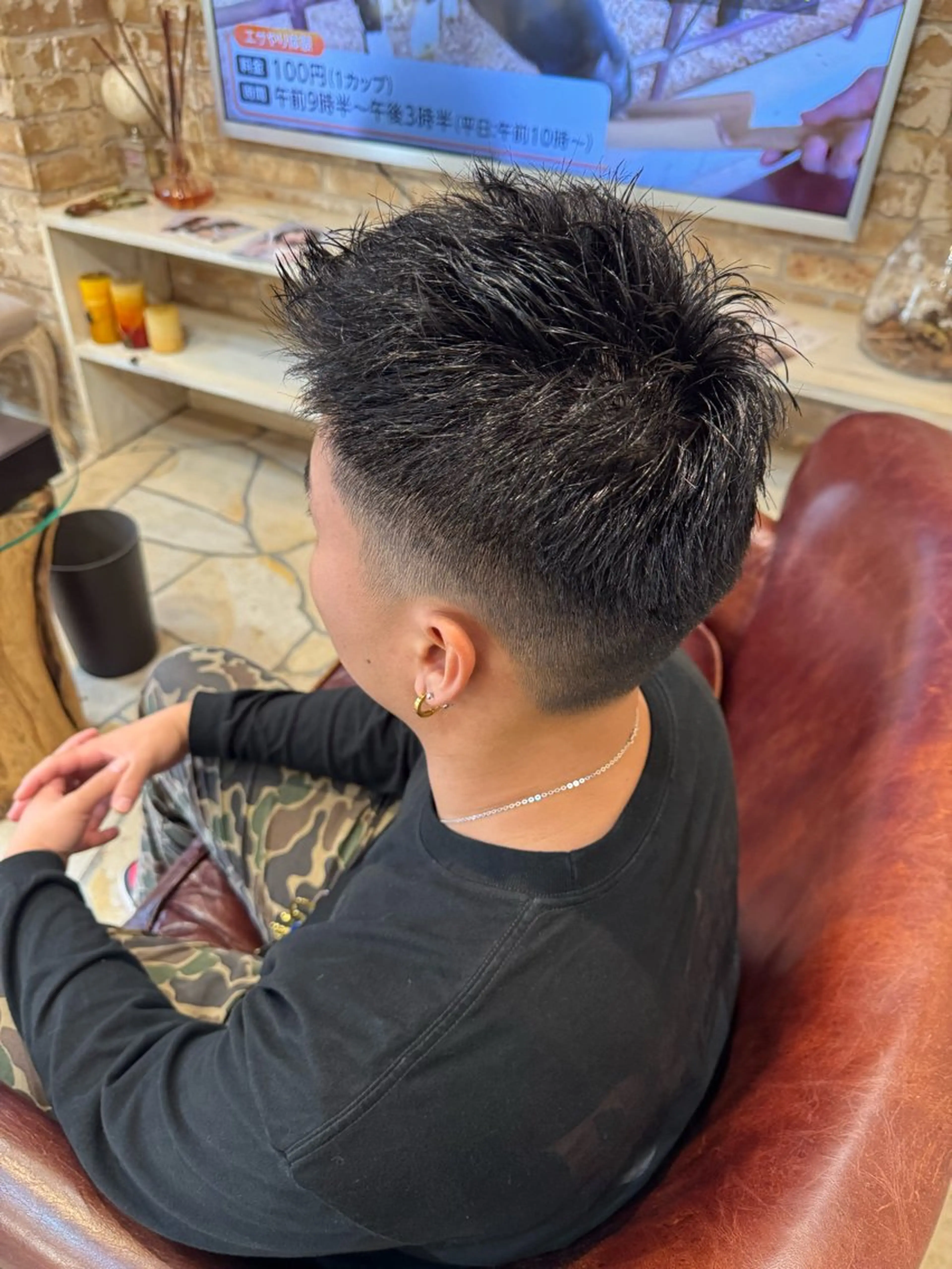 ショート オノ ソウイチロウ/ ブリーチ/パーマのヘアスタイル