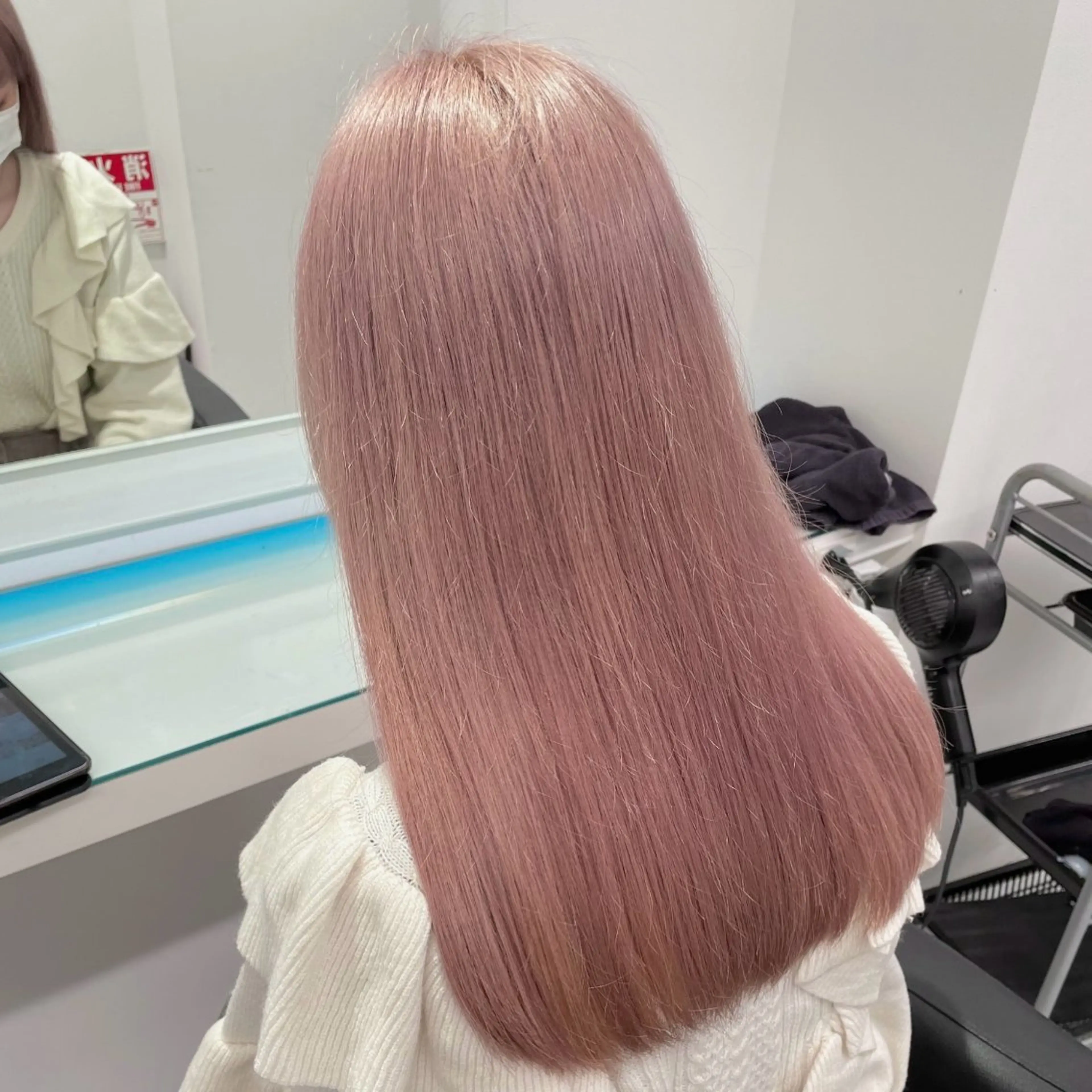 カラー ヘアカラー トリートメント ヘッドスパ ヘアセット 🎀ハイトーン✖︎ 暖色🎀RYUKAのヘアスタイル