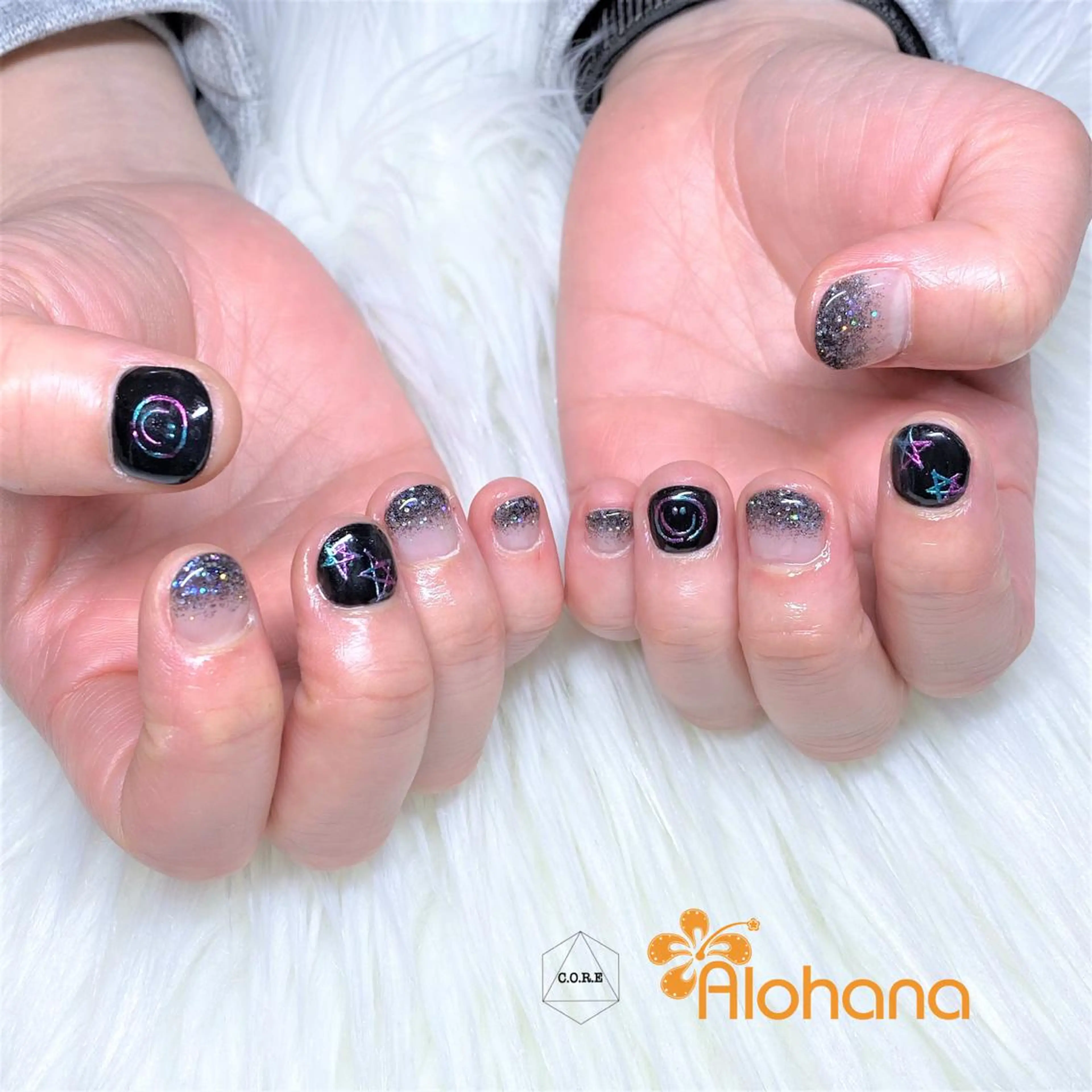 ネイル ミラーネイル ハンドネイル Alohana所属・Alohana Minaのネイルデザイン