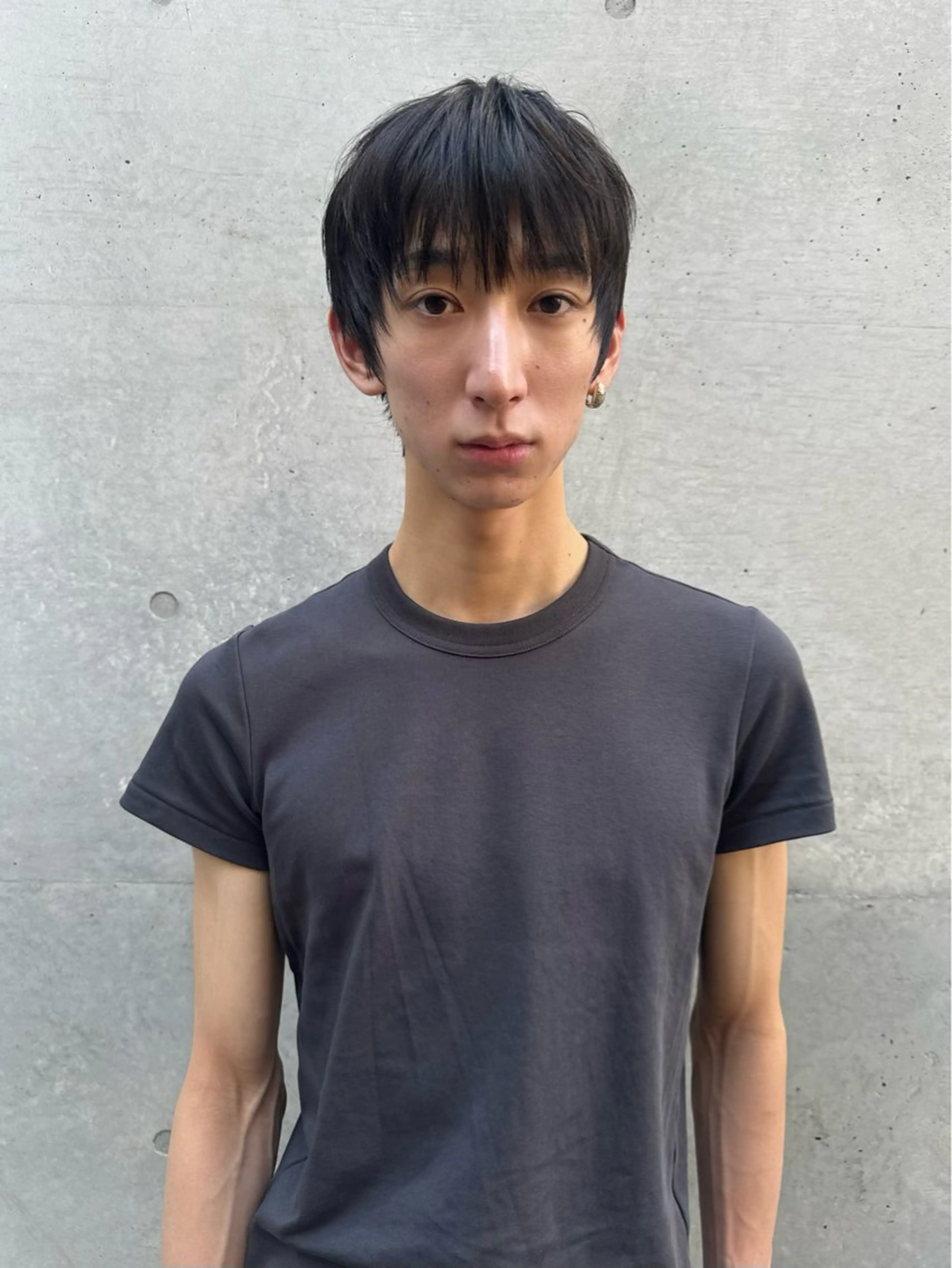 ショート メンズ マッシュ カット 神田橋 翔太郎のヘアスタイル