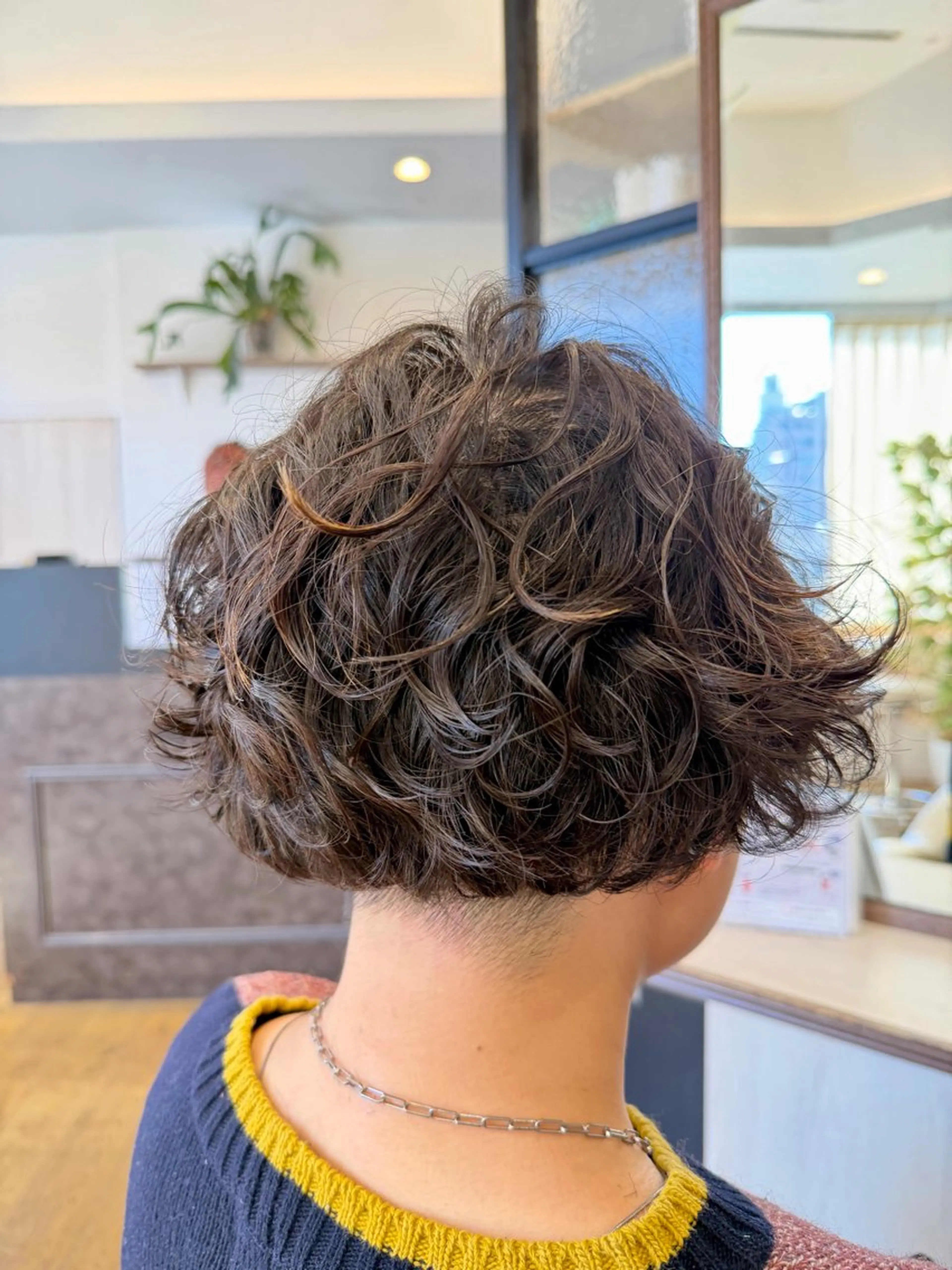 ショート パーマ カット パーマ ホソカワ マイカ ★彡のヘアスタイル