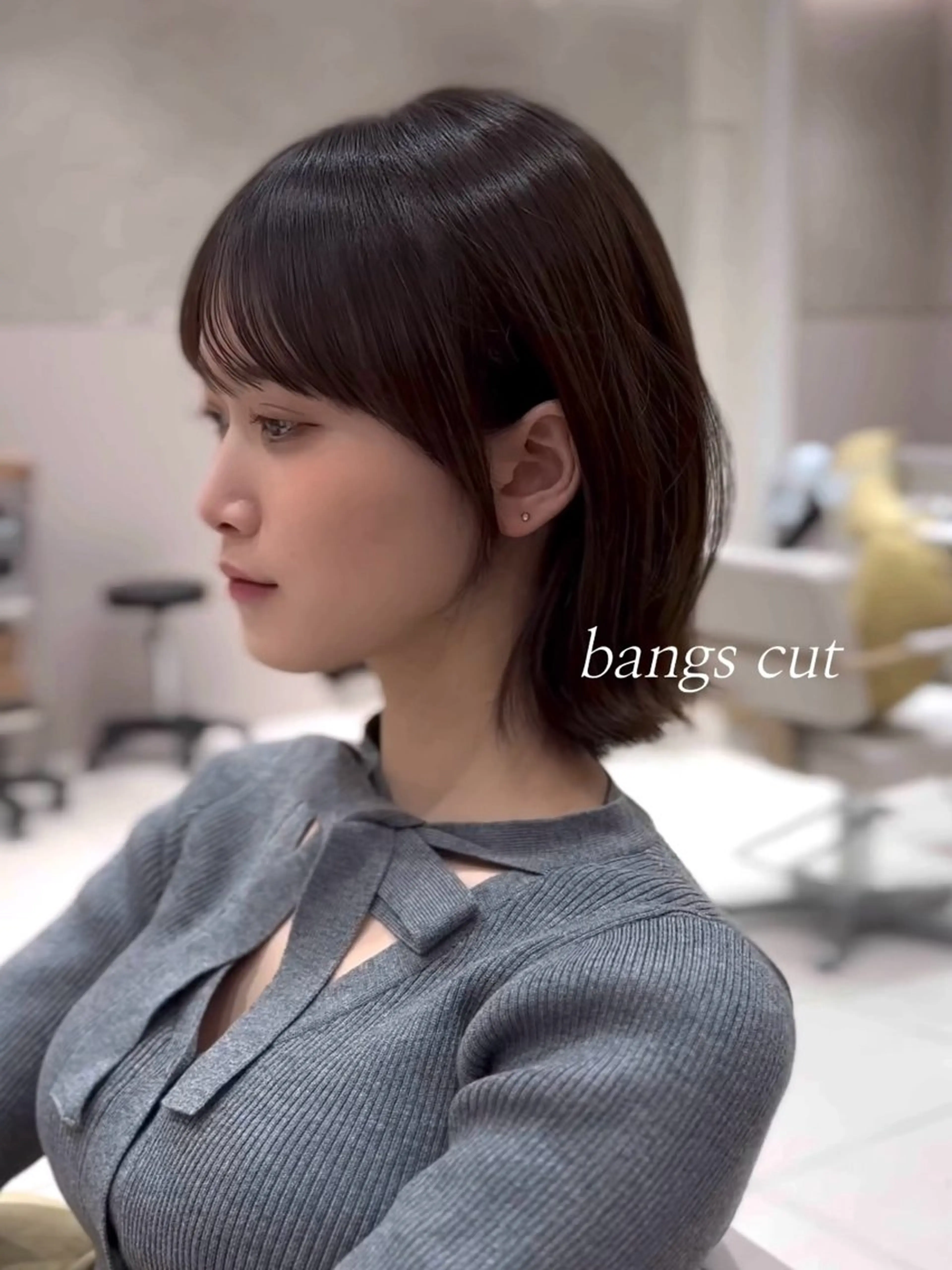 ミディアム カラー カット ヘアカラー トリートメント レイヤー/顔周り /透明感🩶高橋大のヘアスタイル