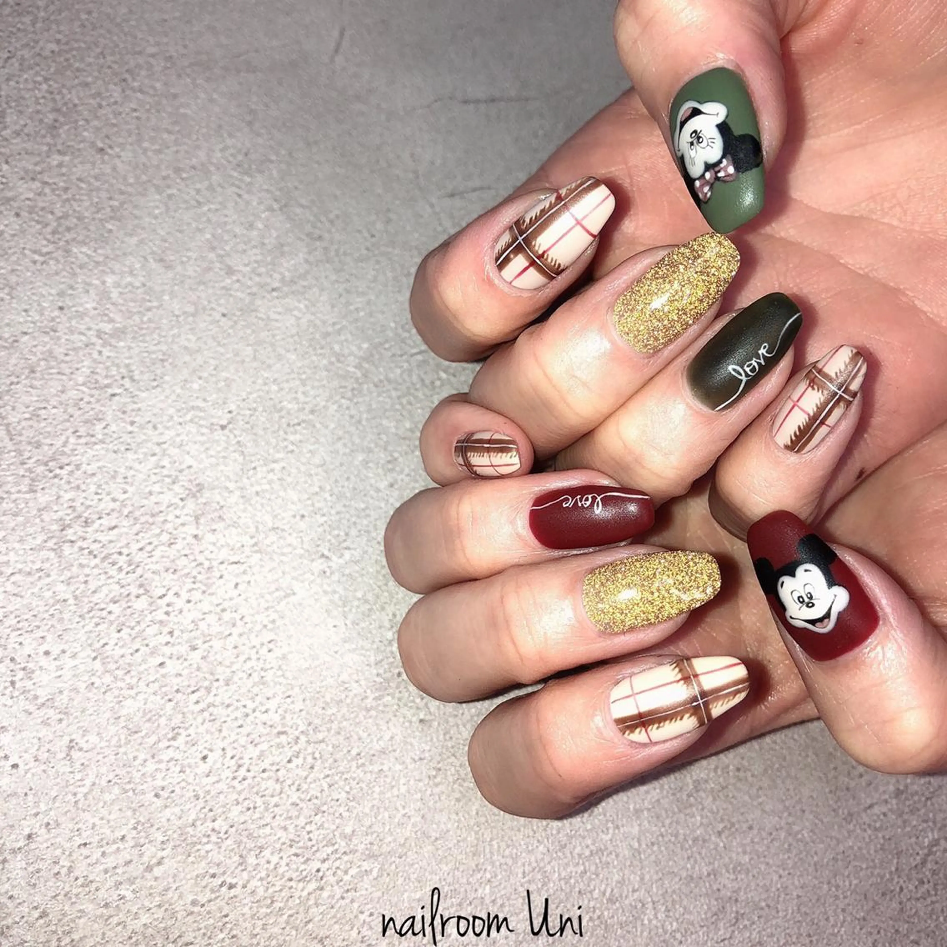 ネイル アートネイル ブラウン フラッシュネイル ラメ(グリッター) ハンドネイル lilbondir. chiharuのネイルデザイン