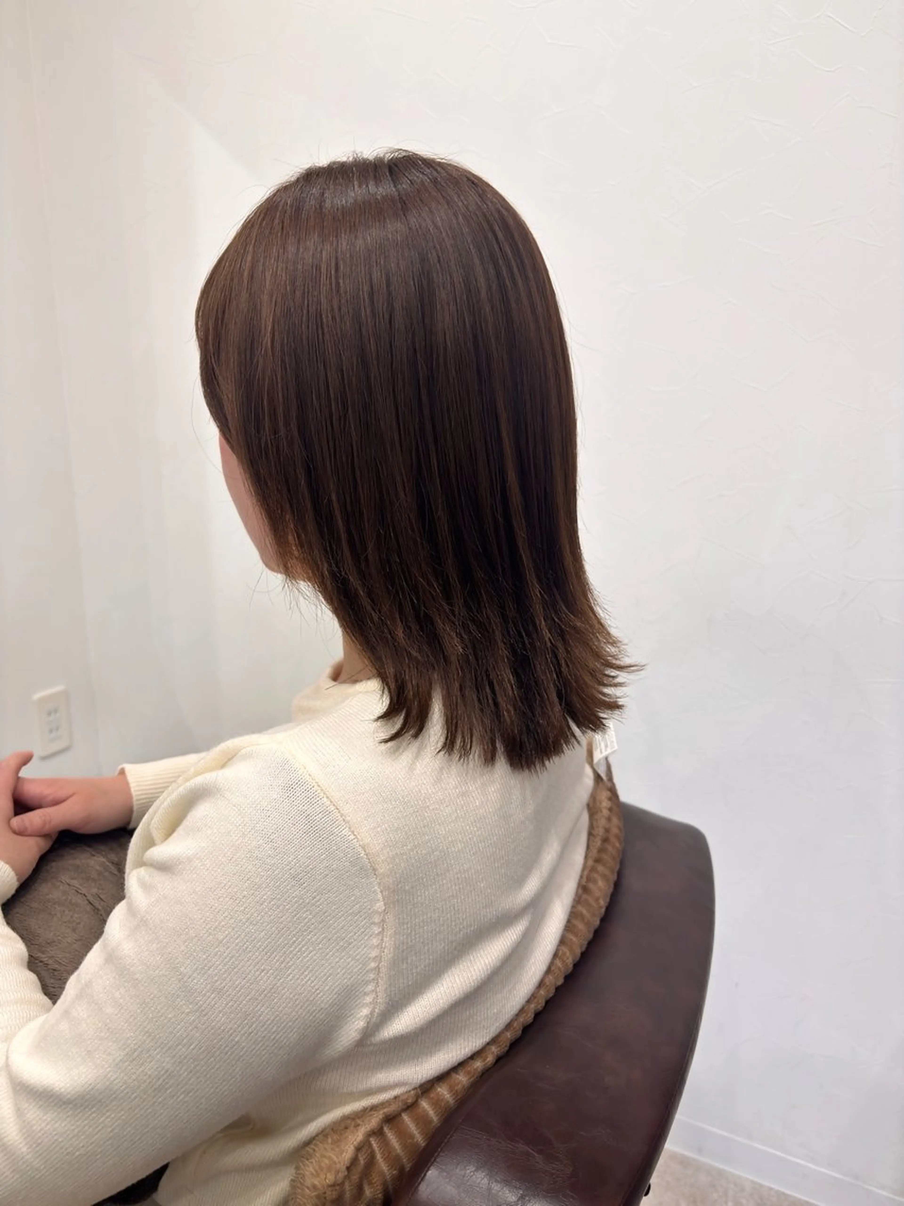 ミディアム ミディアムパーマ 髪質改善 縮毛矯正 酸性ストレート IVY hairdesign所属・⚪︎ YUNAのヘアスタイル