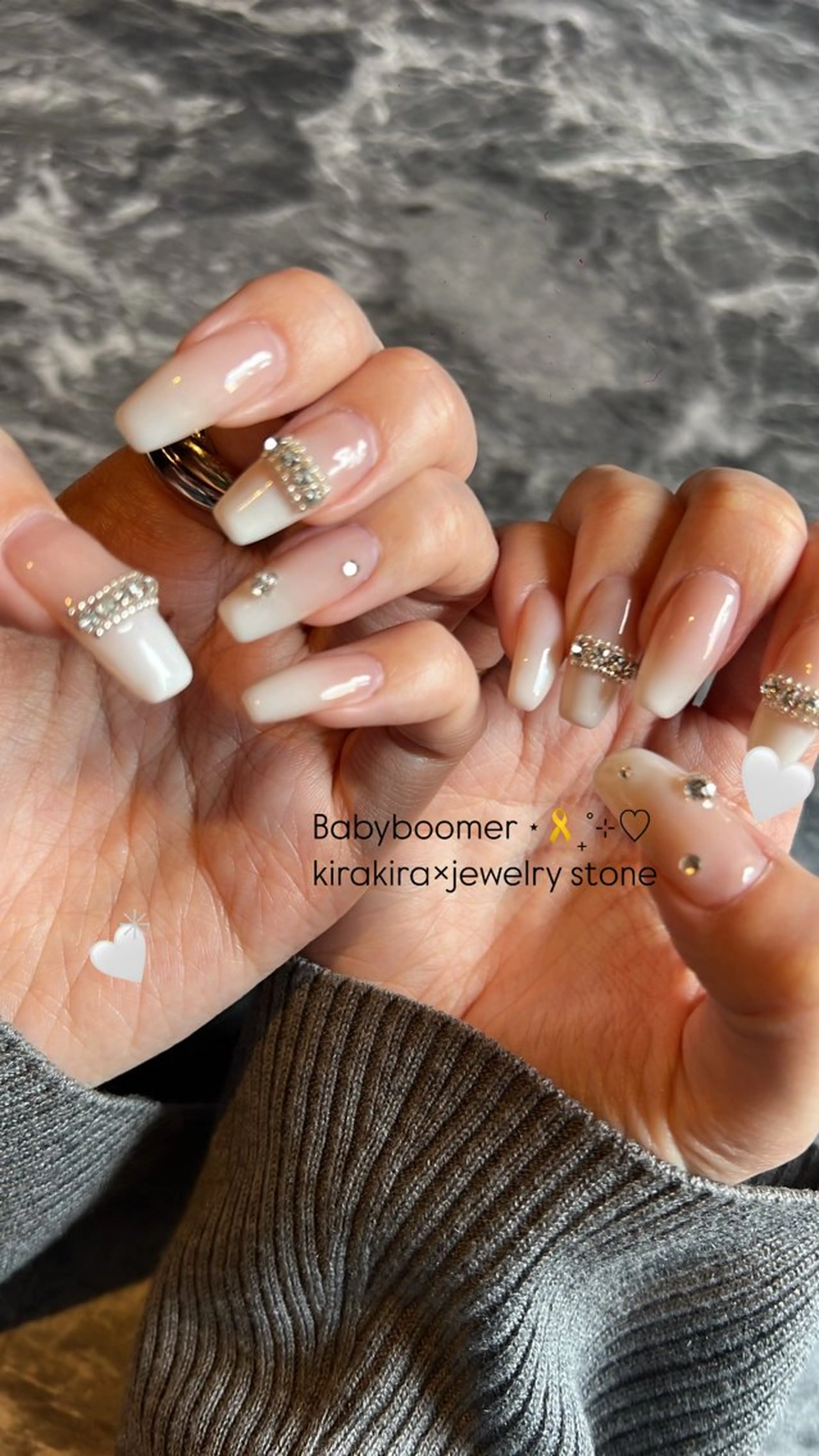 ネイル ジェルネイル 持ち込み パラジェル un jour所属・ゆう unjour 蘇我のネイルデザイン