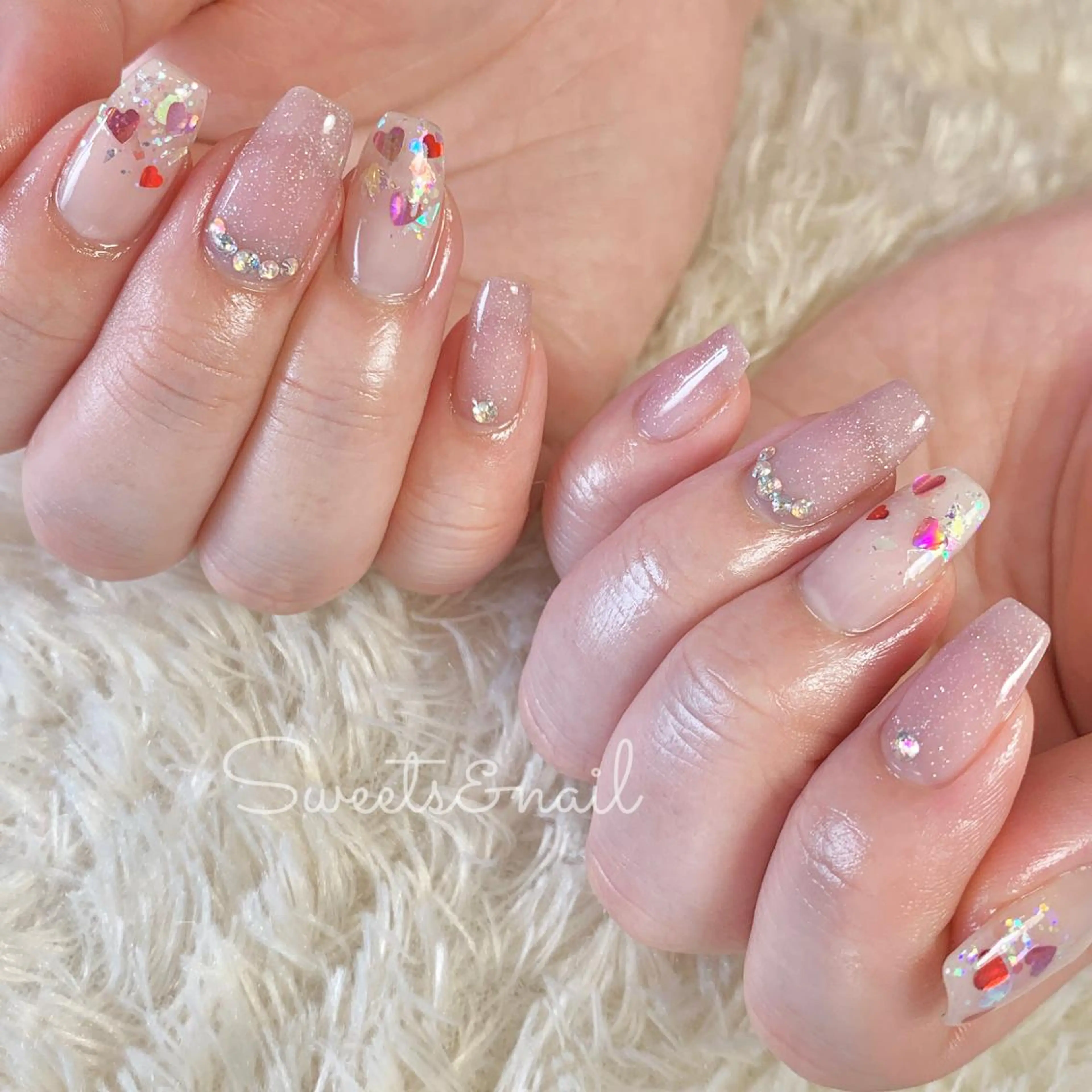 ネイル バレンタイン Sweets＆ nail みなこのネイルデザイン