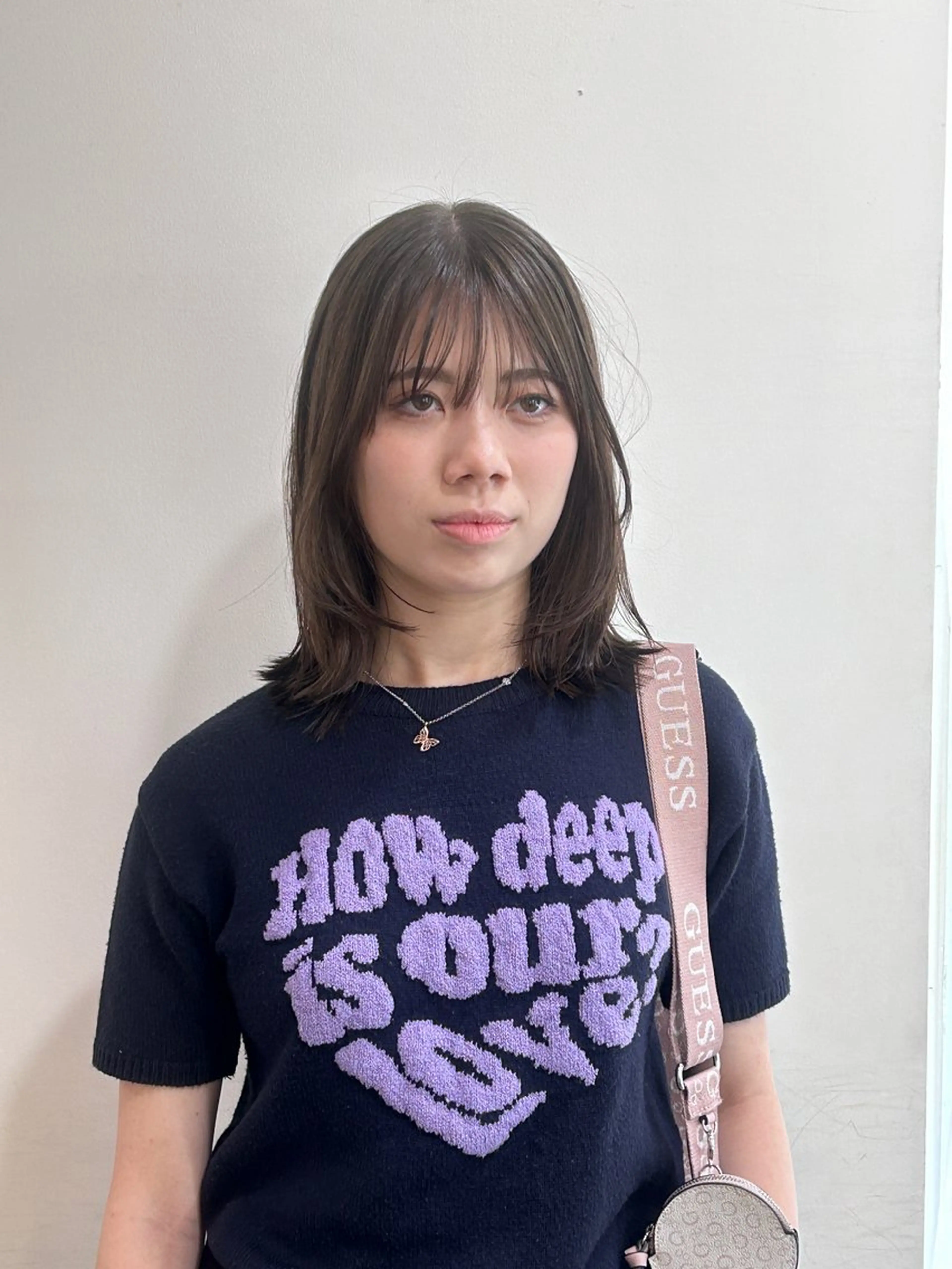 ミディアム カラー カット ヘアカラー トリートメント ナチュラル大人っぽい スタイル　MAORIのヘアスタイル