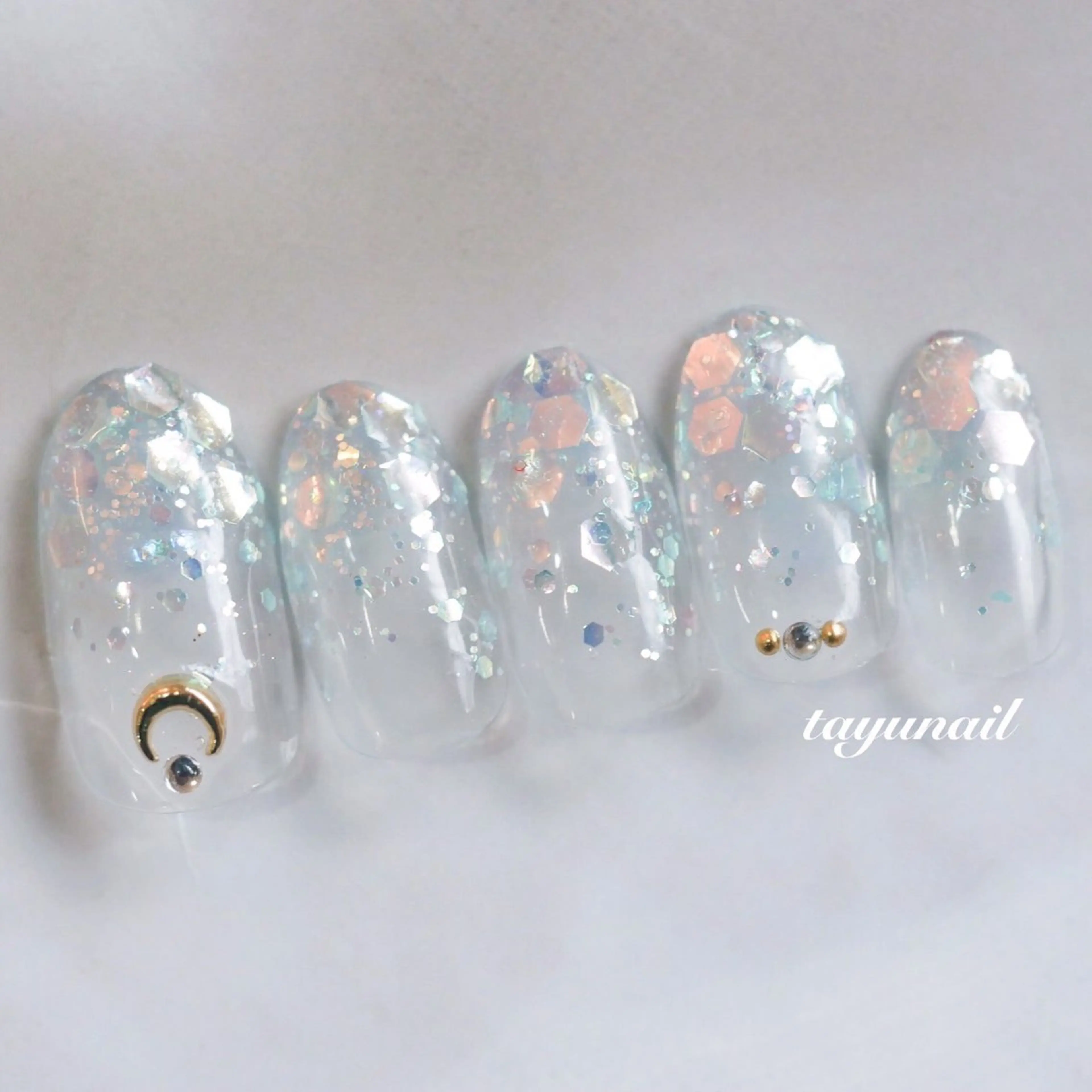 ネイル アートネイル ジェルネイル パラジェル 春ネイル ハンドネイル ネイルサロン・ネイルスクール　たゆnail所属・ネイルサロン 【たゆnail】のネイルデザイン