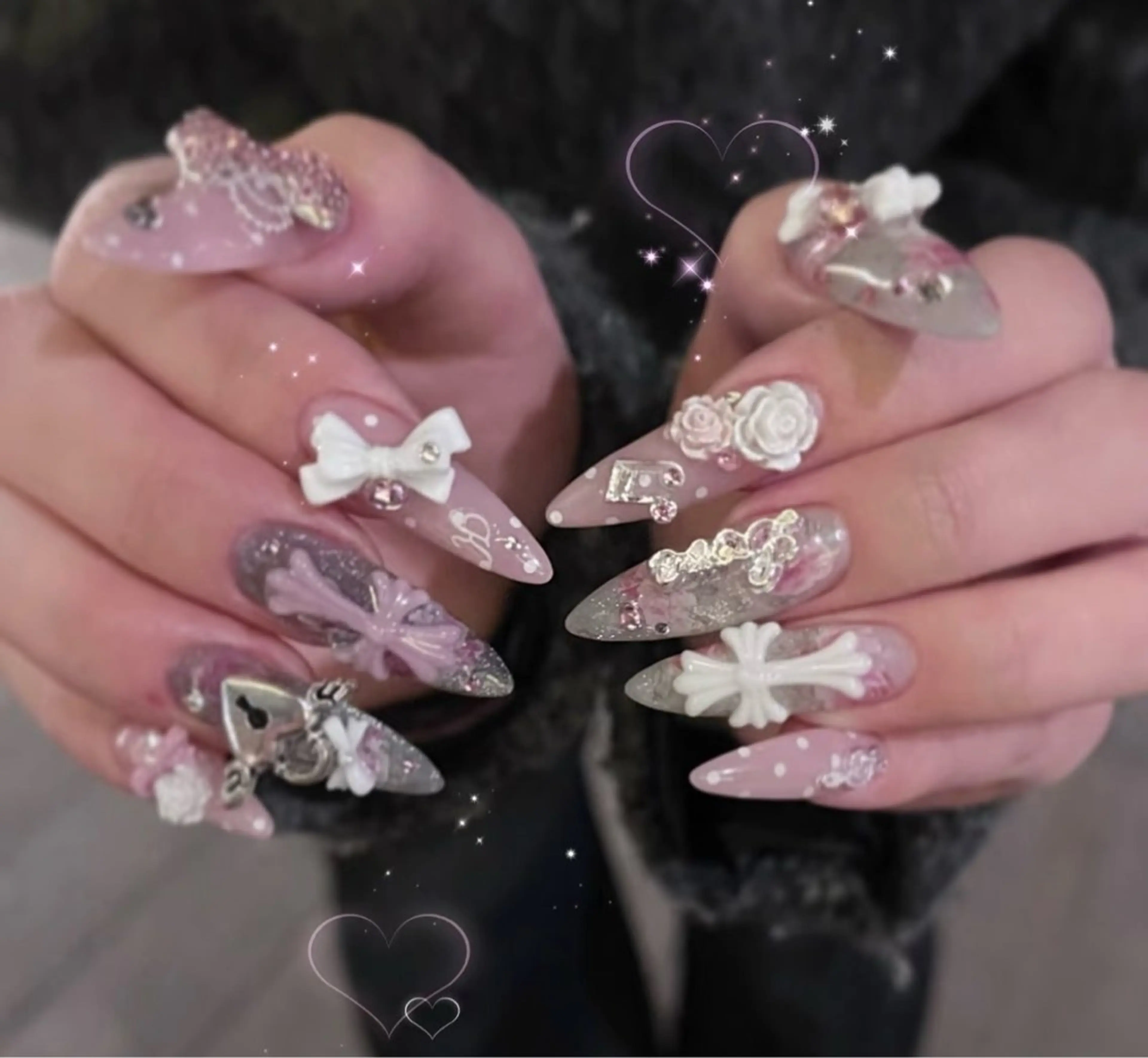 ネイル ハンドネイル 長さだし専門店 M2 rikaのネイルデザイン