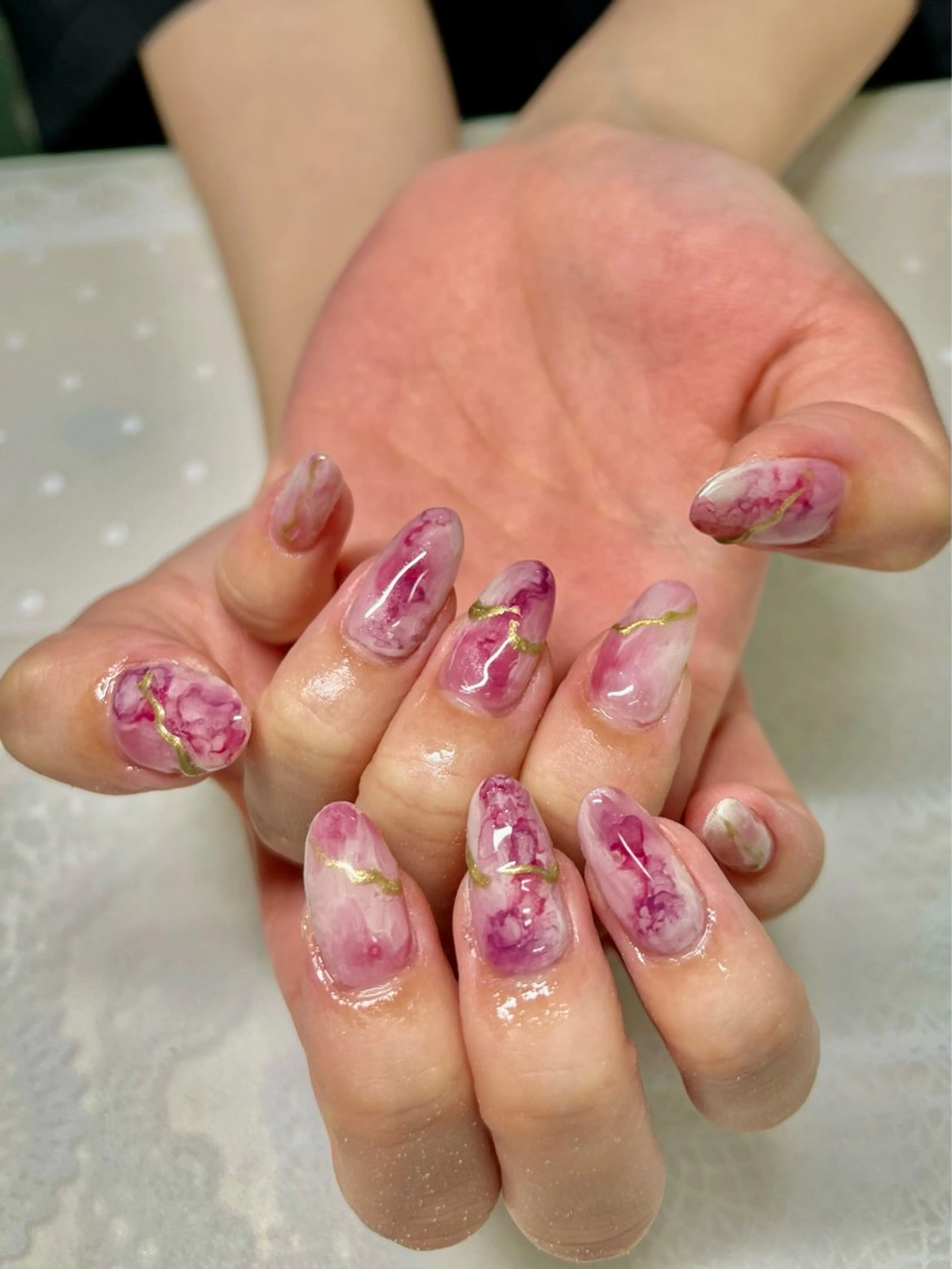 ネイル ハンドネイル 新宿ネイルサロン ジェミディローサ所属・新宿ネイルサロン ジェミディローサのネイルデザイン