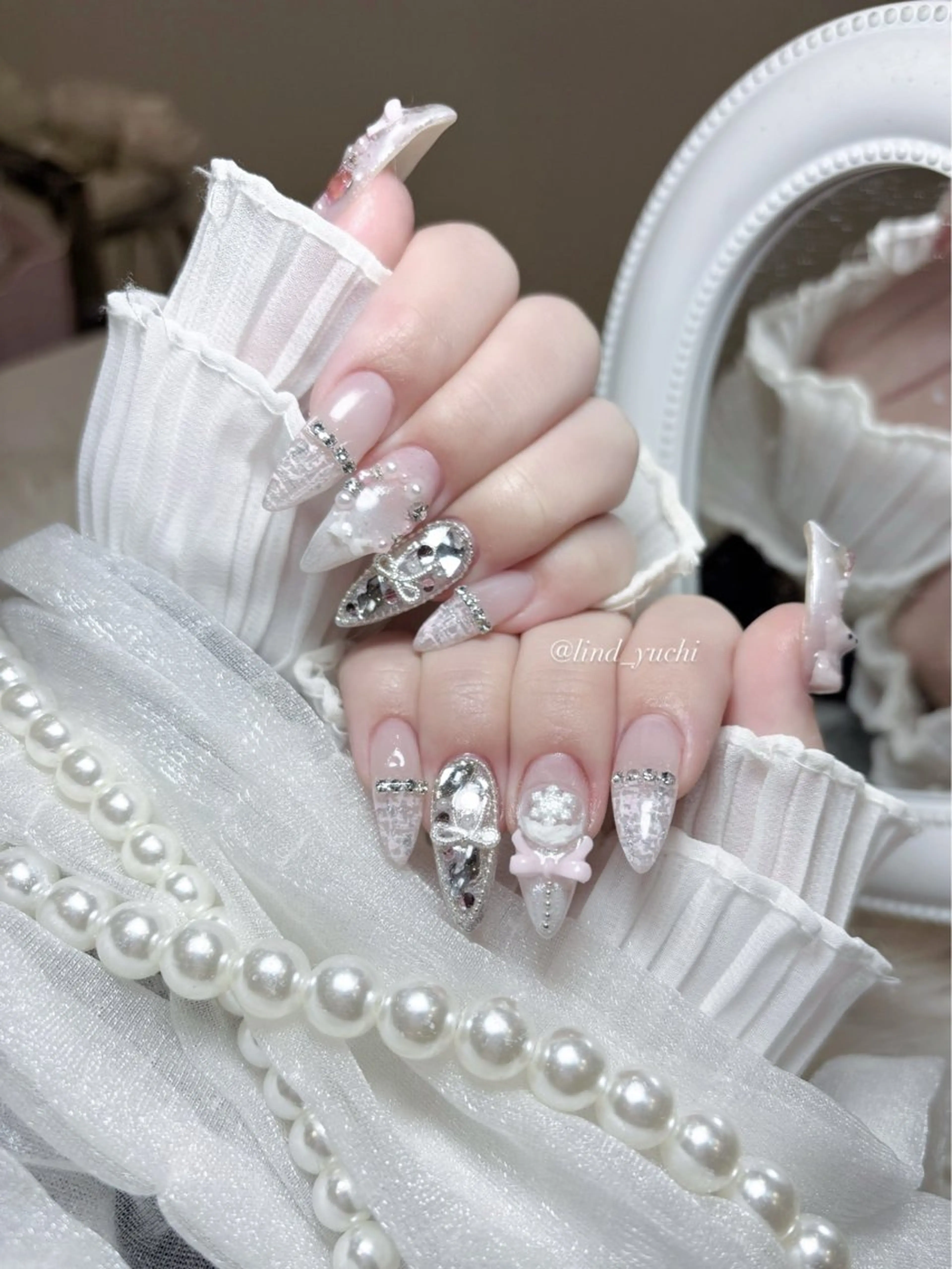 ネイル アートネイル Lind 天王寺 ゆち🎀のネイルデザイン