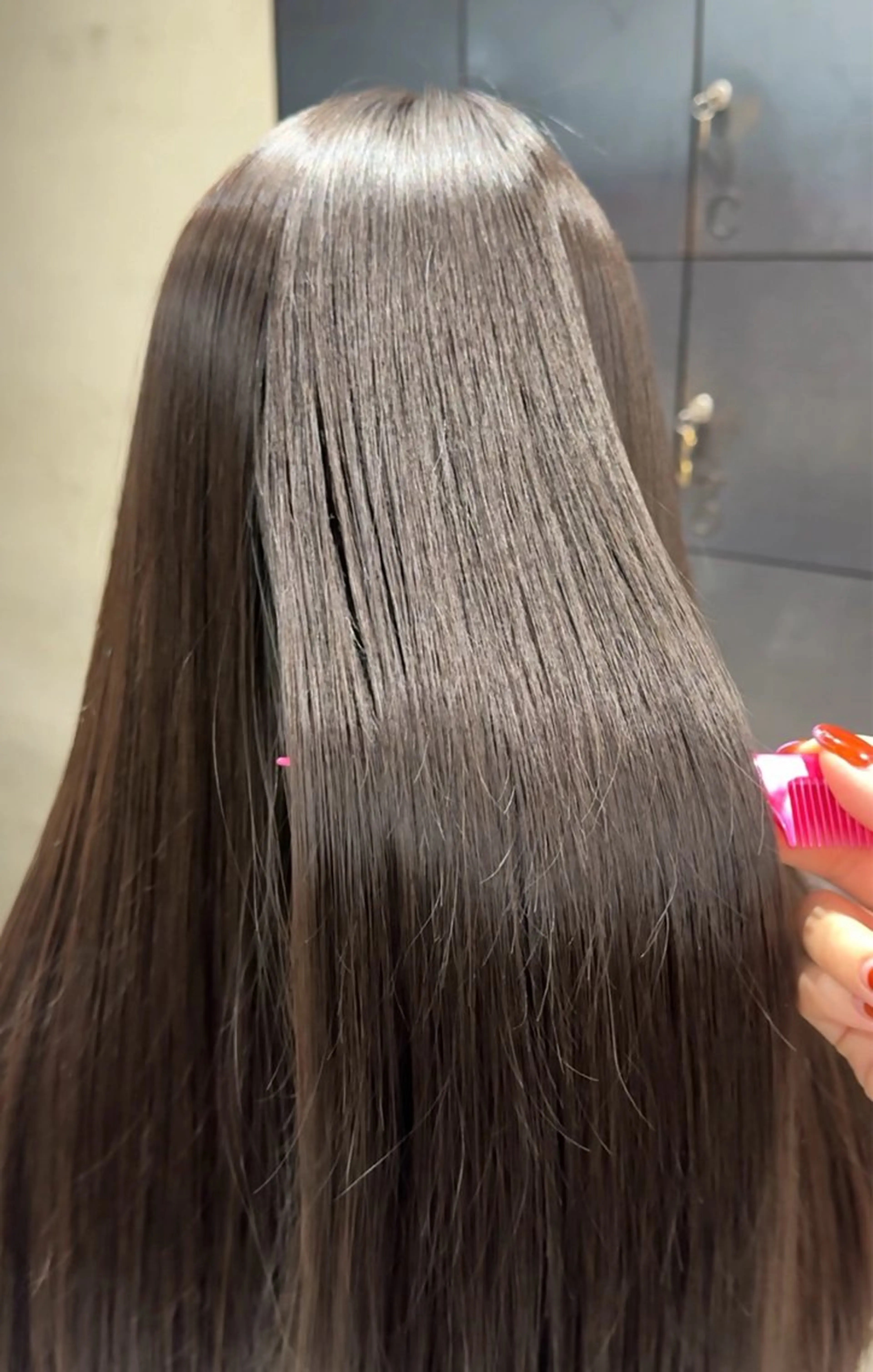 ロング 縮毛矯正 ICI / ナオ/ 似合わせカラーのヘアスタイル