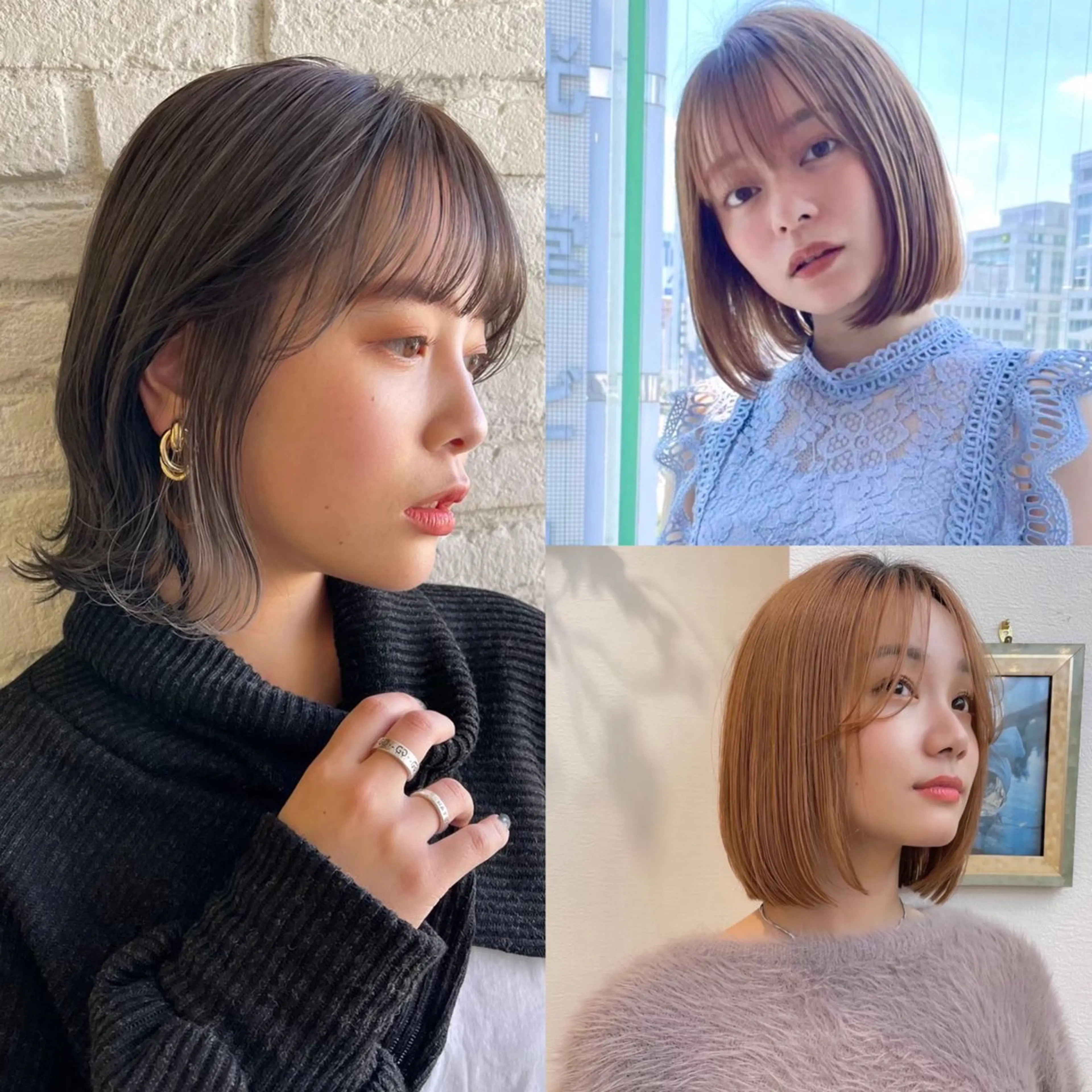 ミディアム カラー カット ヘアカラー トリートメント 美髪❣️縮毛矯正/ 髪質改善✨/山本のヘアスタイル