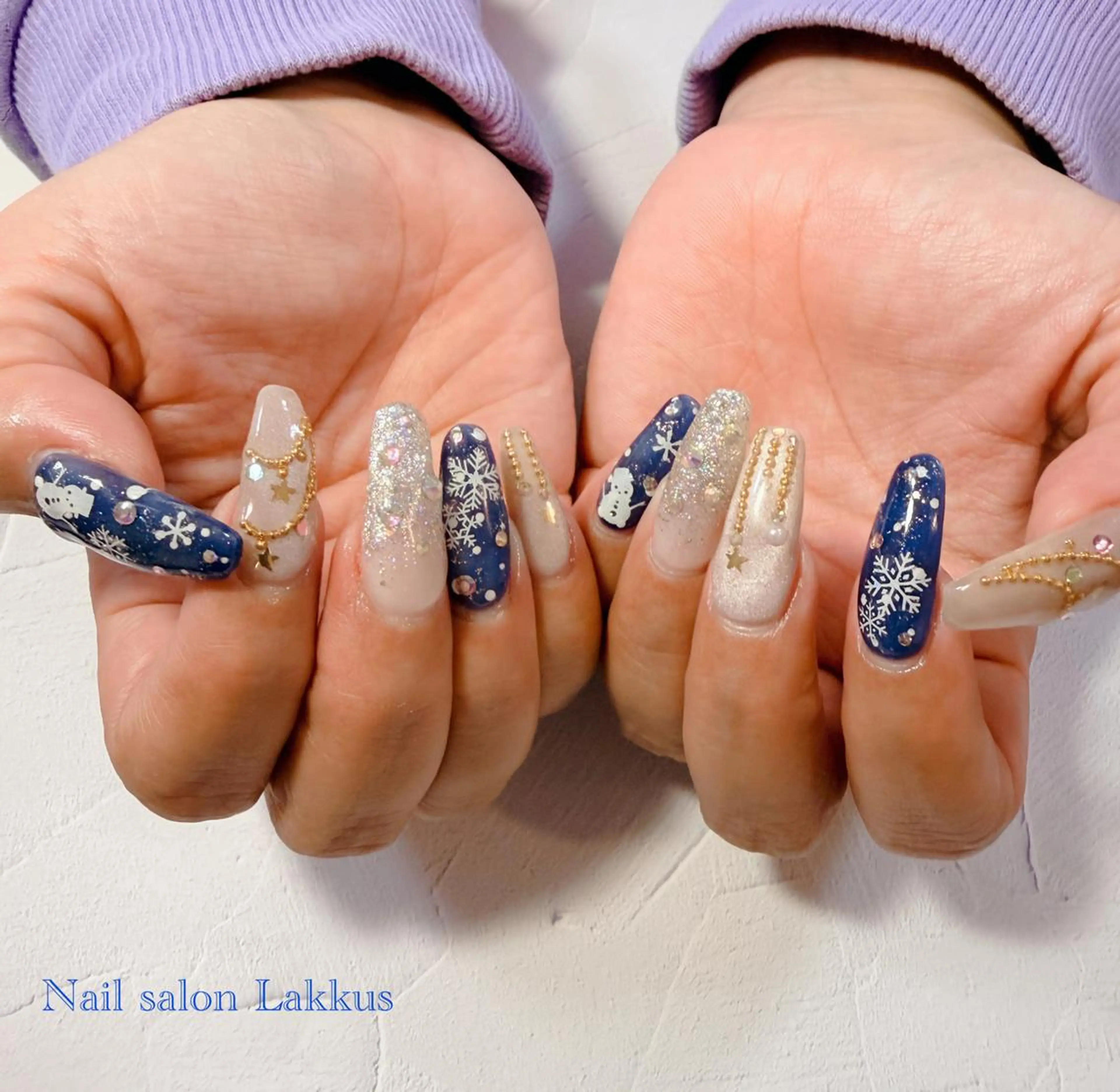 ネイル ロングネイル Lakkus T－CHIのネイルデザイン