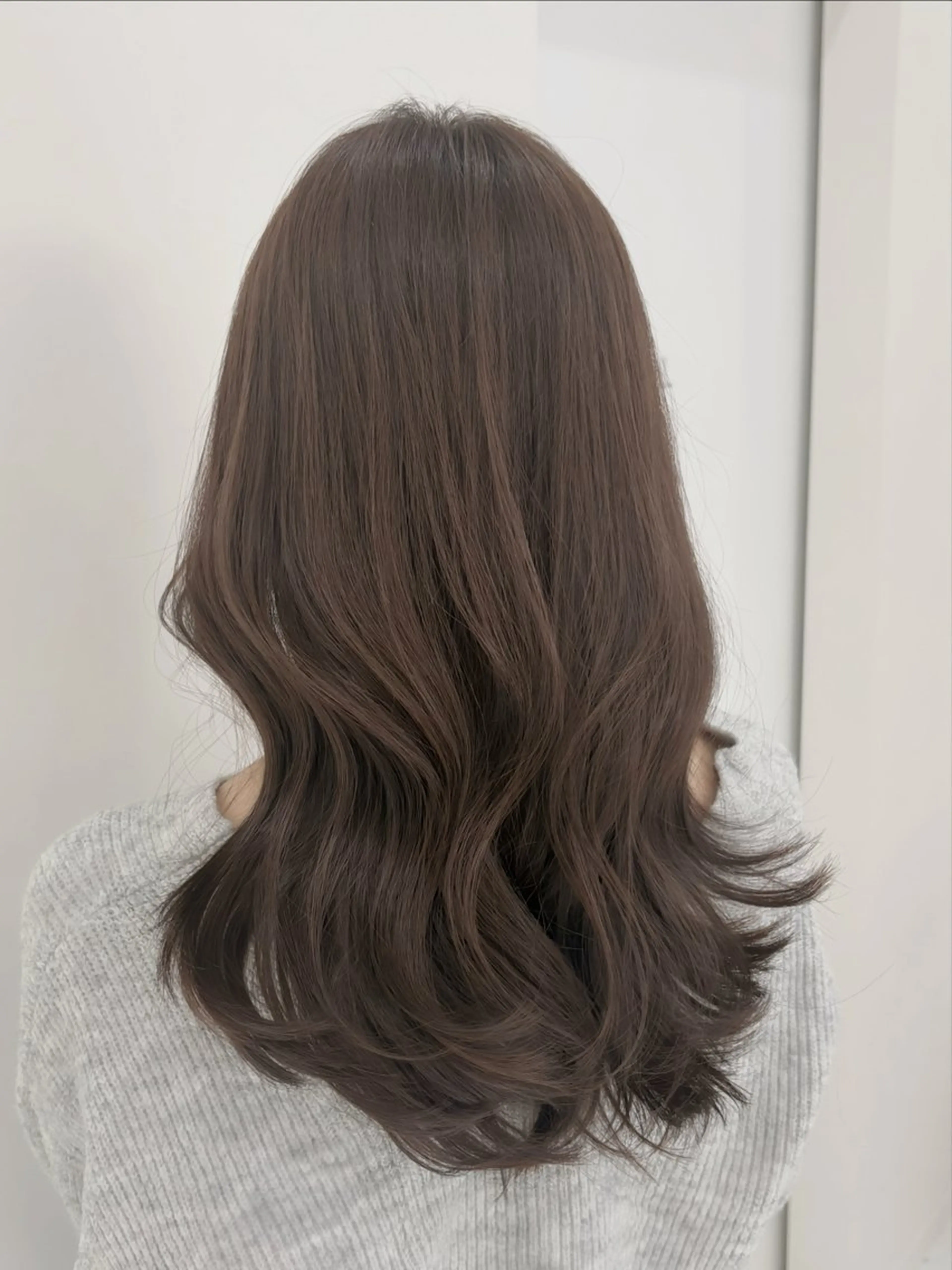 セミロング カラー ベージュカラー ヘアカラー トリートメント ＫＡＮＡ/天王寺 🎀🫧のマツエク・マツパデザイン