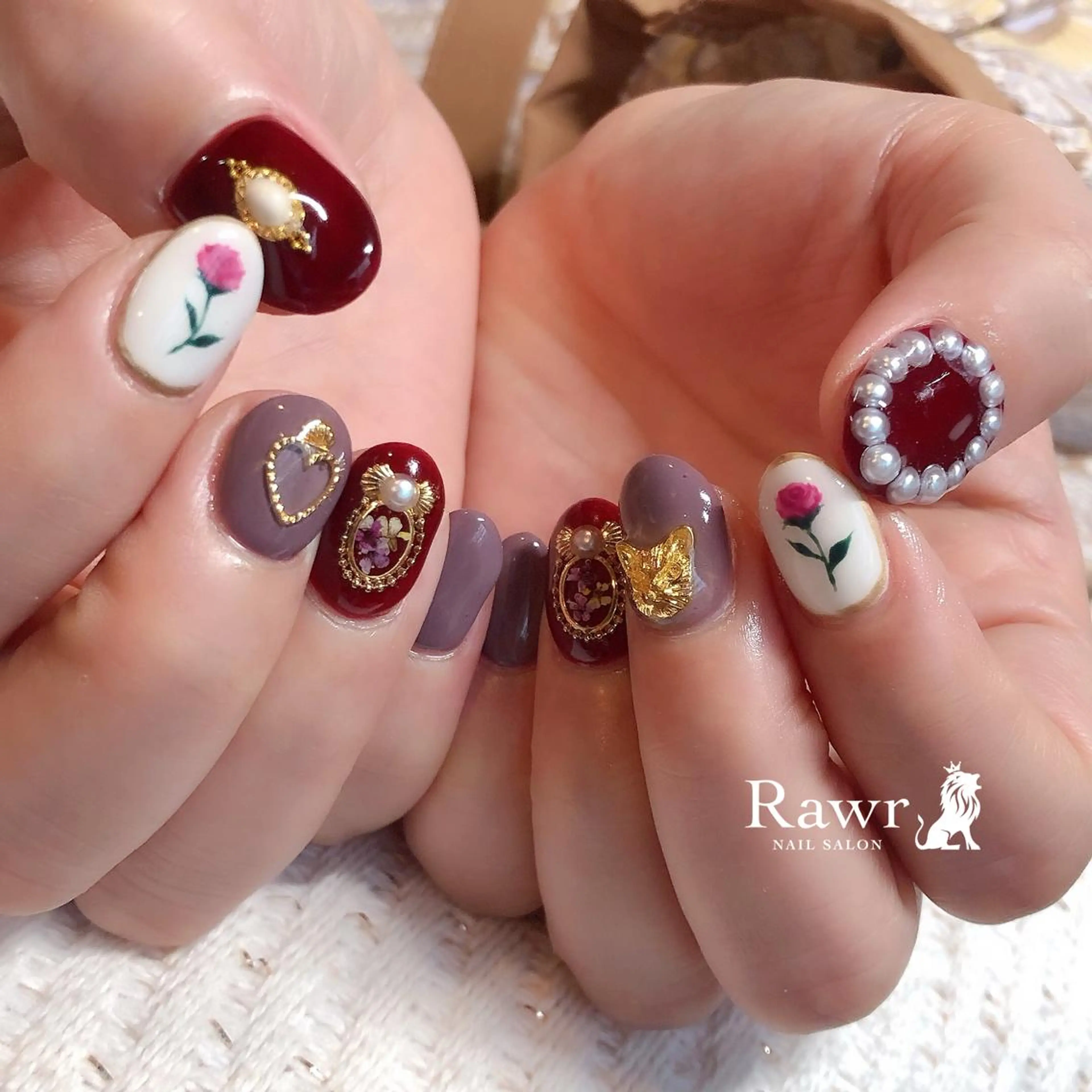 ネイル ハンドネイル Rawr / saoriのネイルデザイン