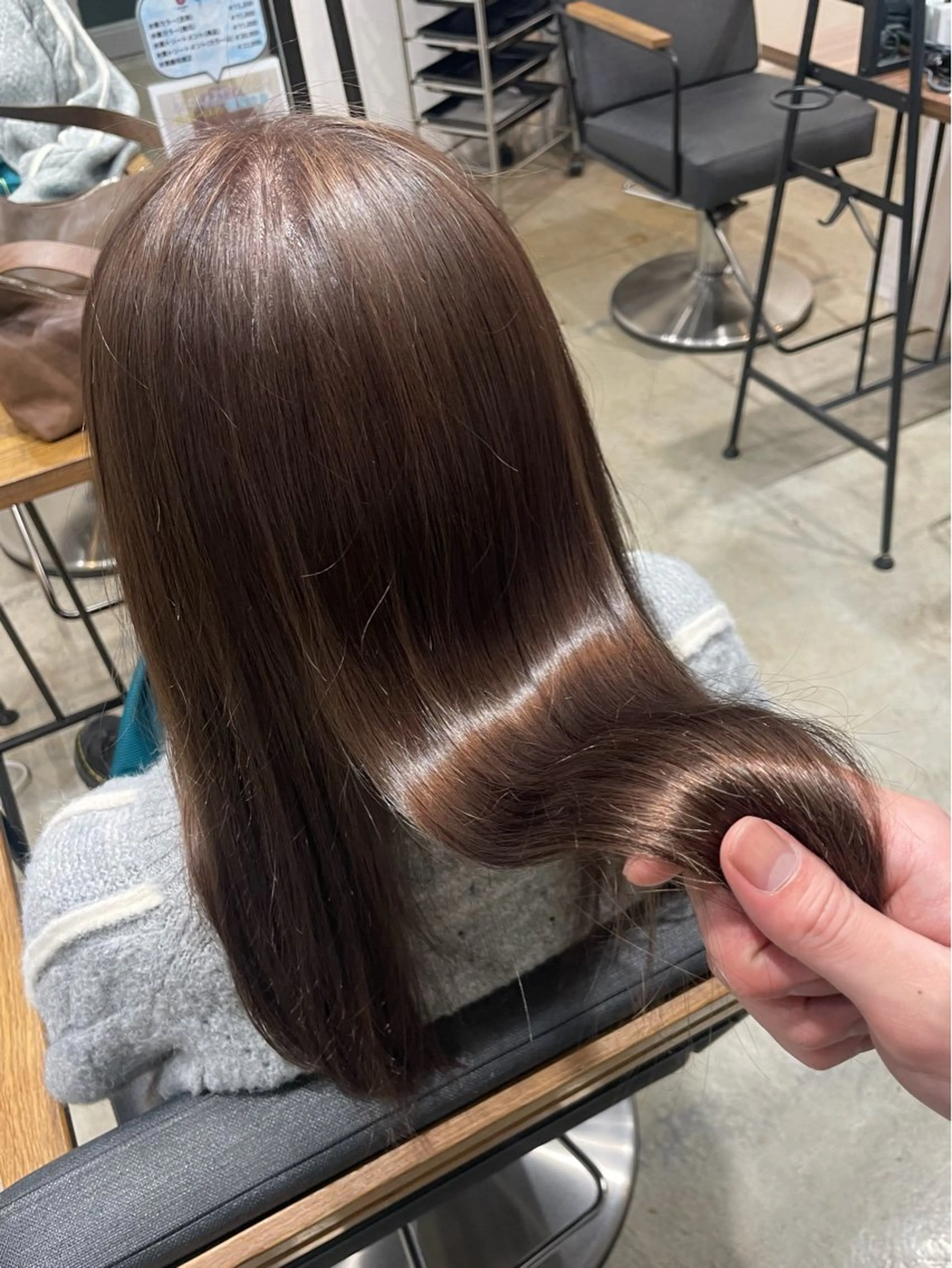 カラー ベージュカラー ブラウンカラー ブラウンベージュ 髪質改善 カット ヘアカラー トリートメント 髪質改善カラー× レイヤー/rinaのヘアスタイル