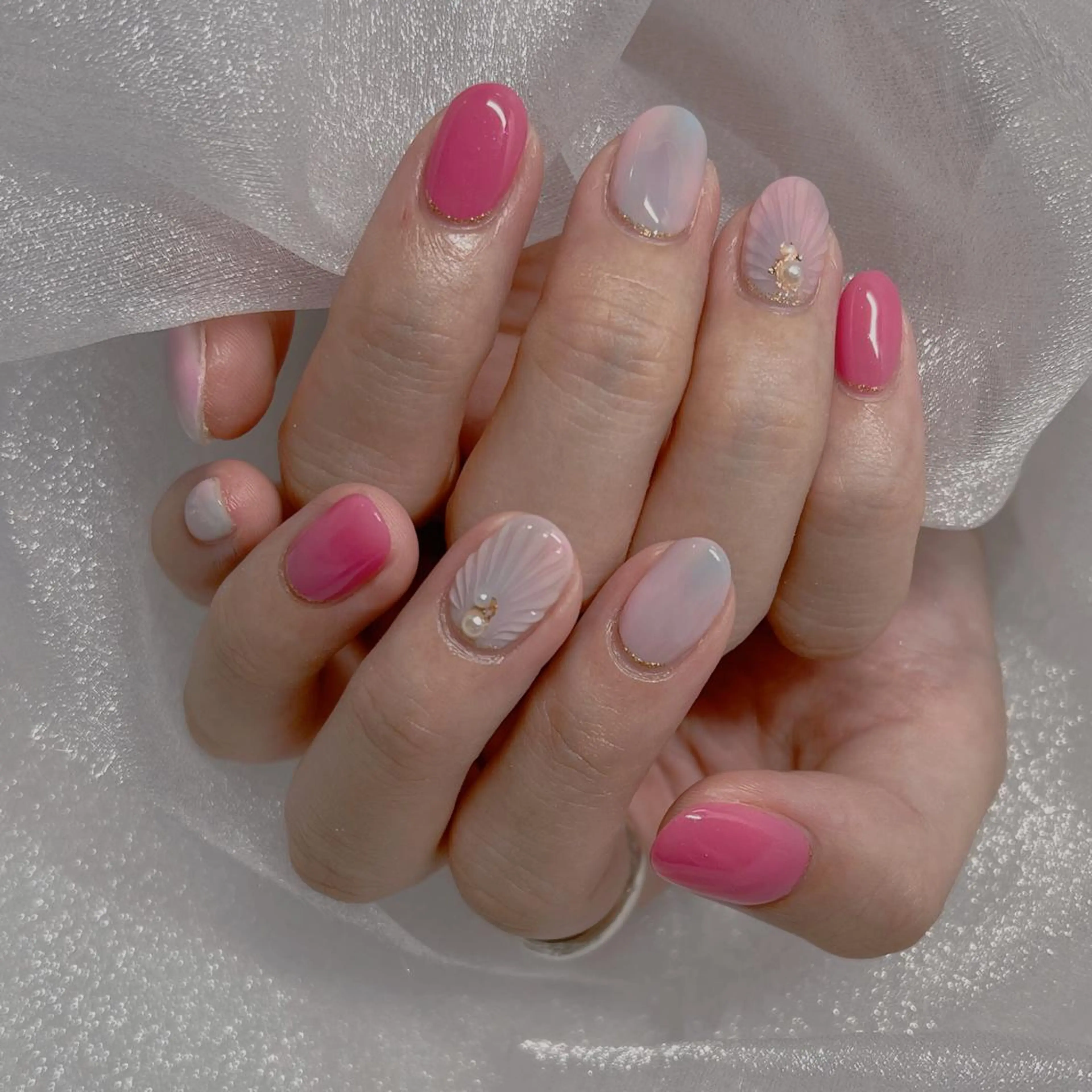 ネイル ハンドネイル Sympa:) YURIKAのネイルデザイン