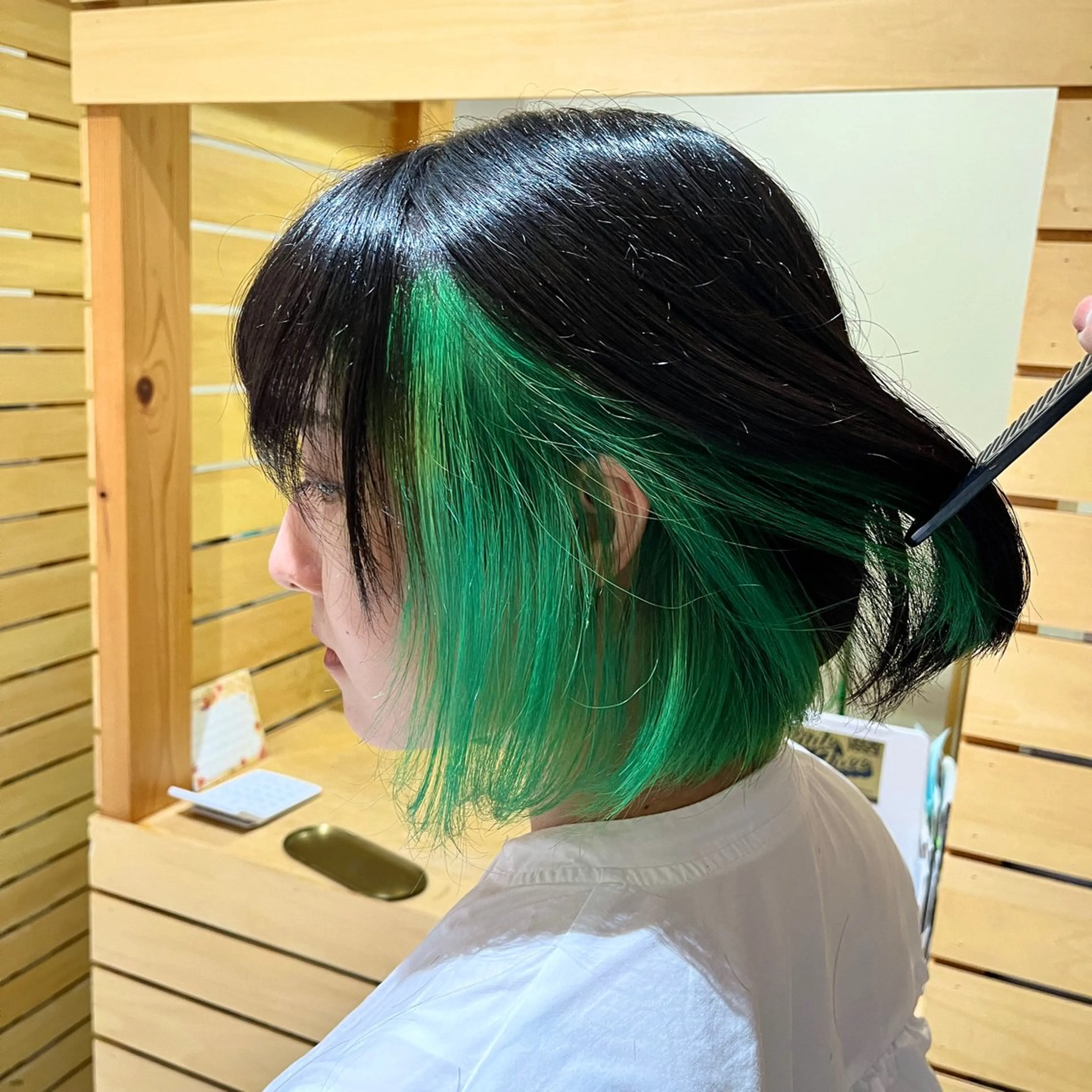 ショート カラー ブリーチ ヘアカラー トリートメント RUBEUS【ルベウス】所属・✨艶々カラー🎨 杉本賢人のヘアスタイル