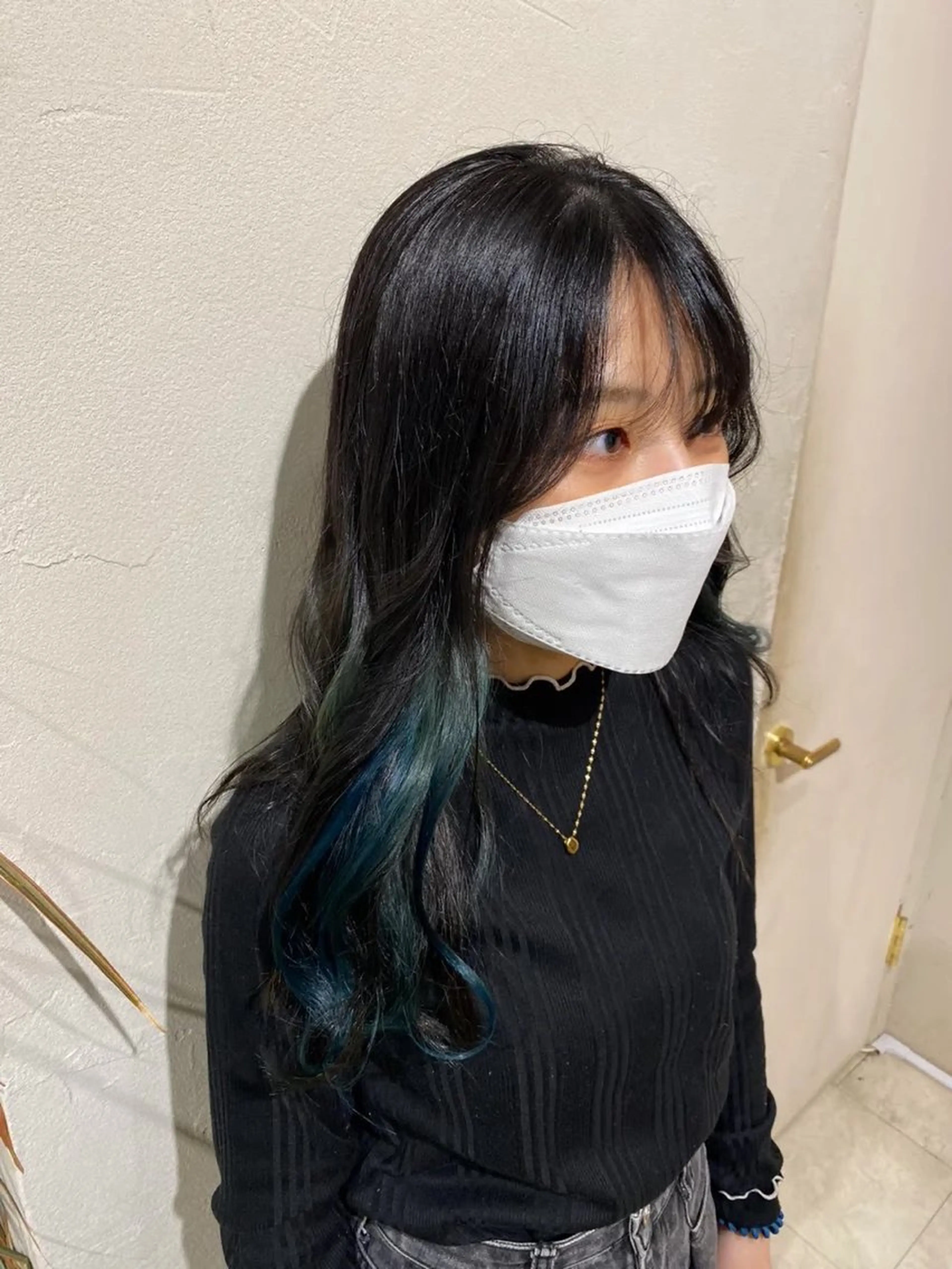 ロング カラー ブルーカラー カット 🩶 AIRA / 透明感カラー 🩶のヘアスタイル