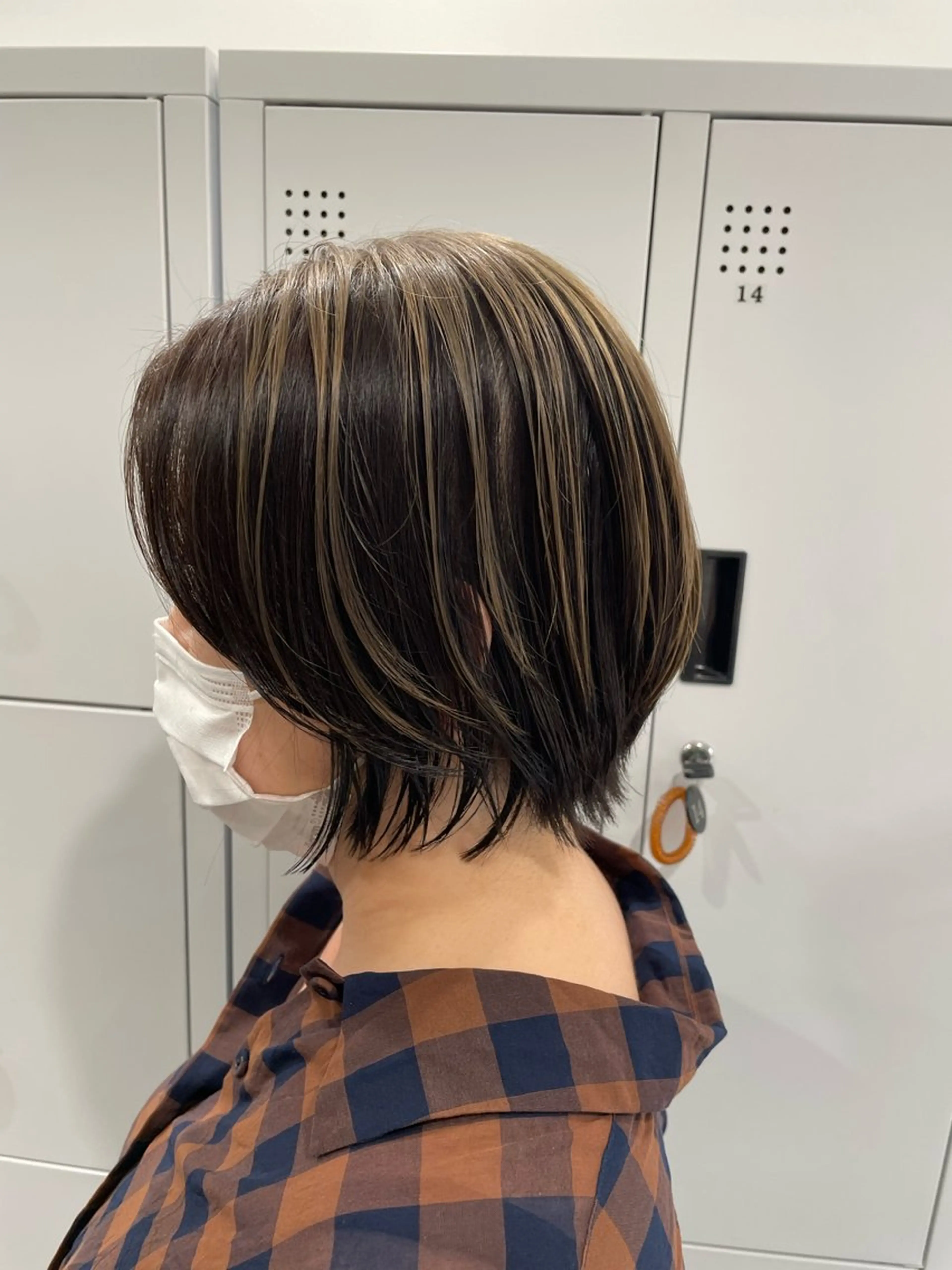 ショート カラー カット ヘアカラー 透明感カラー/艶感/ メンズパーマ/福島のヘアスタイル