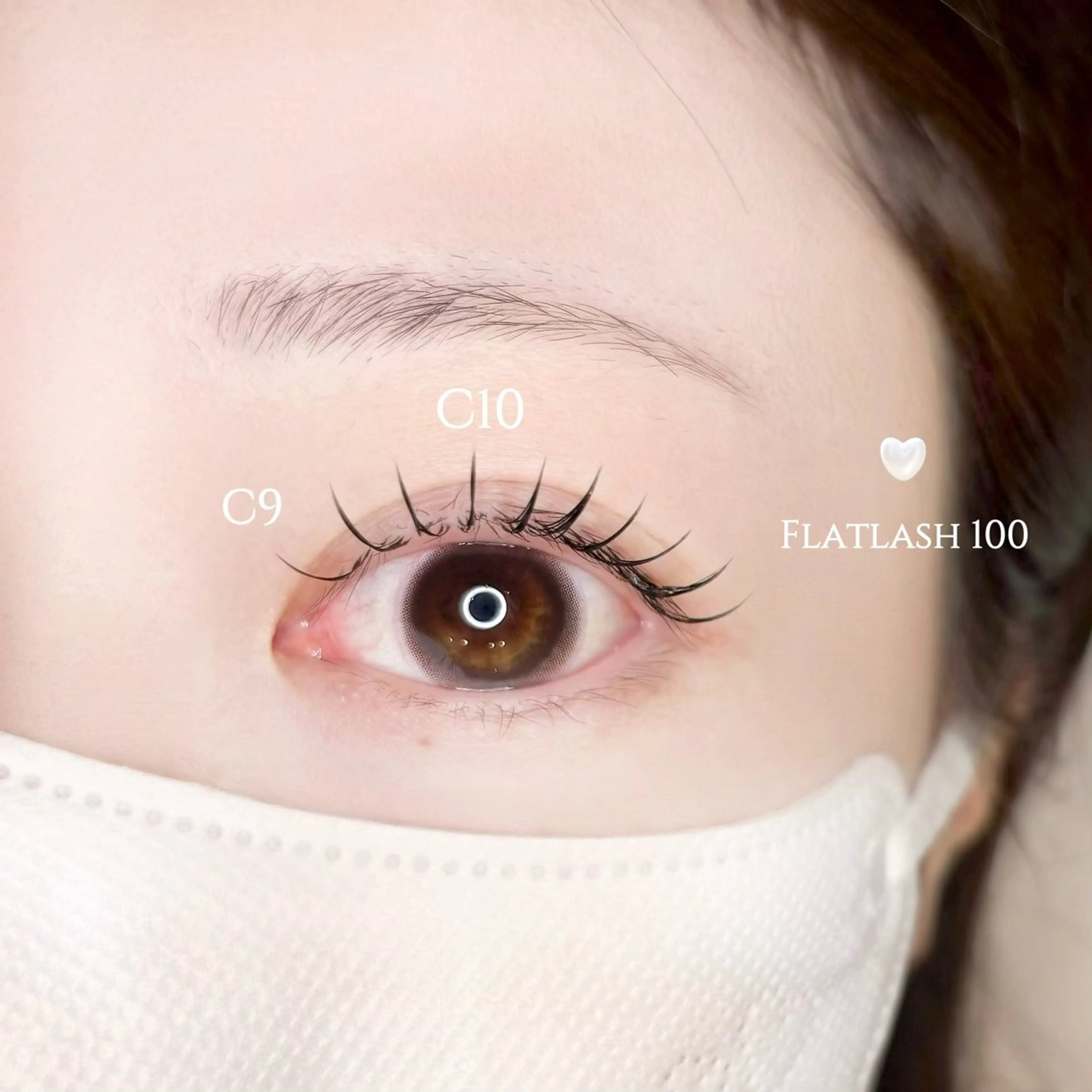 マツエク・マツパ Cカール フラットラッシュ マツエク ：O 🛋️ eye designのマツエク・マツパデザイン