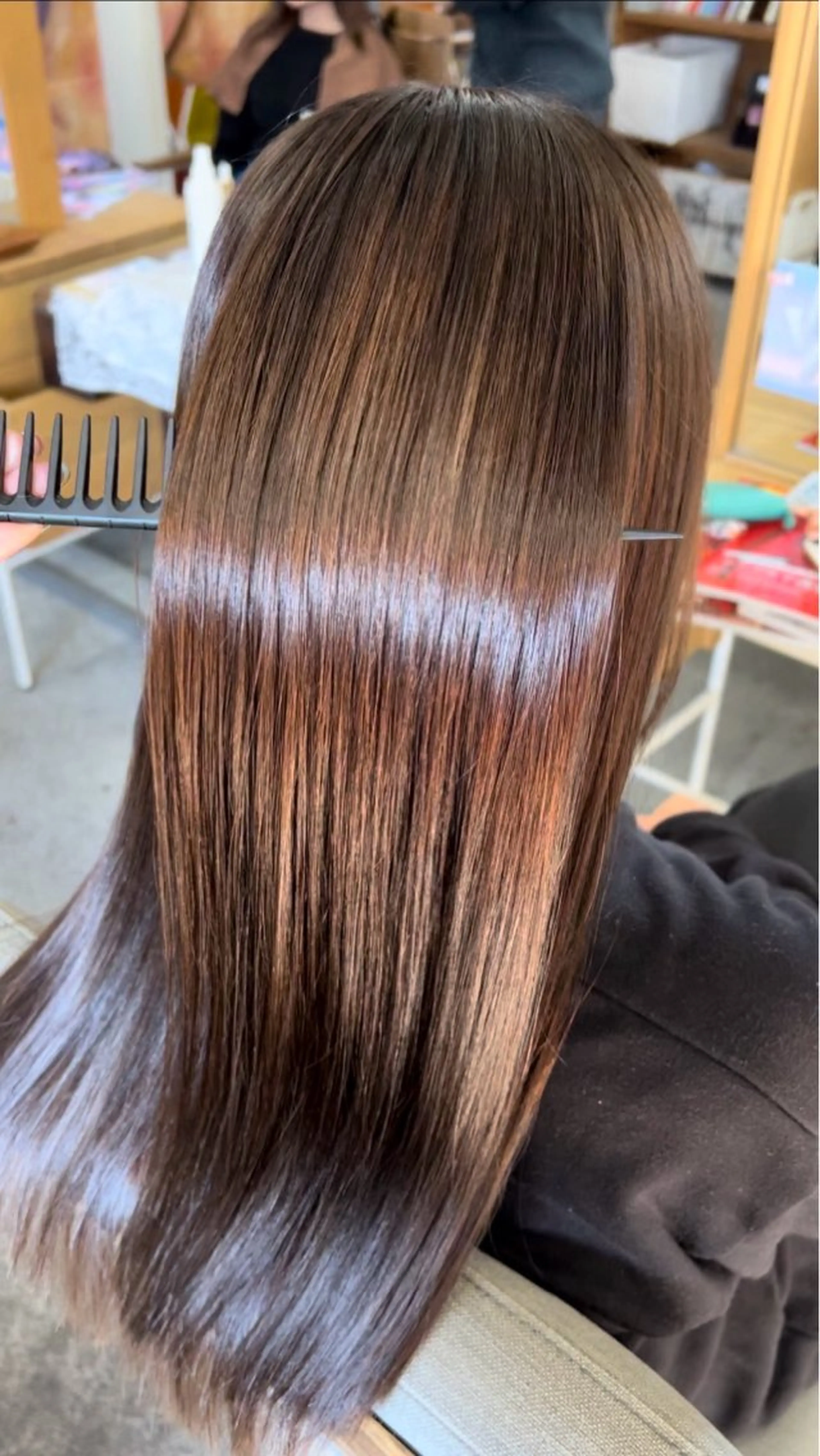 ロング 縮毛矯正 LOMARLIE/ NATUMIのヘアスタイル