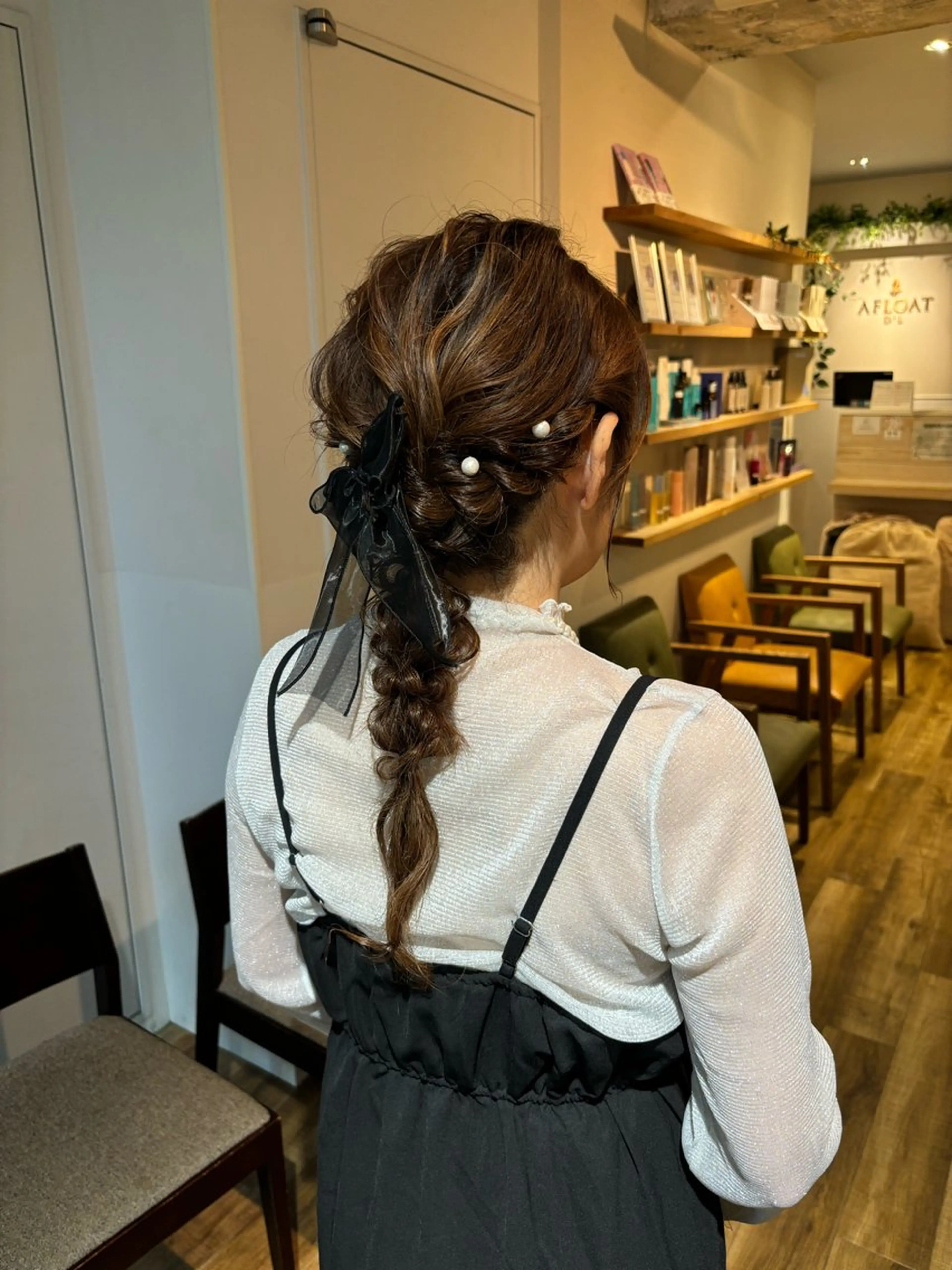 ミディアム AFLOAT D’L所属・カットモデル募集‎ / 角本 藍のヘアスタイル