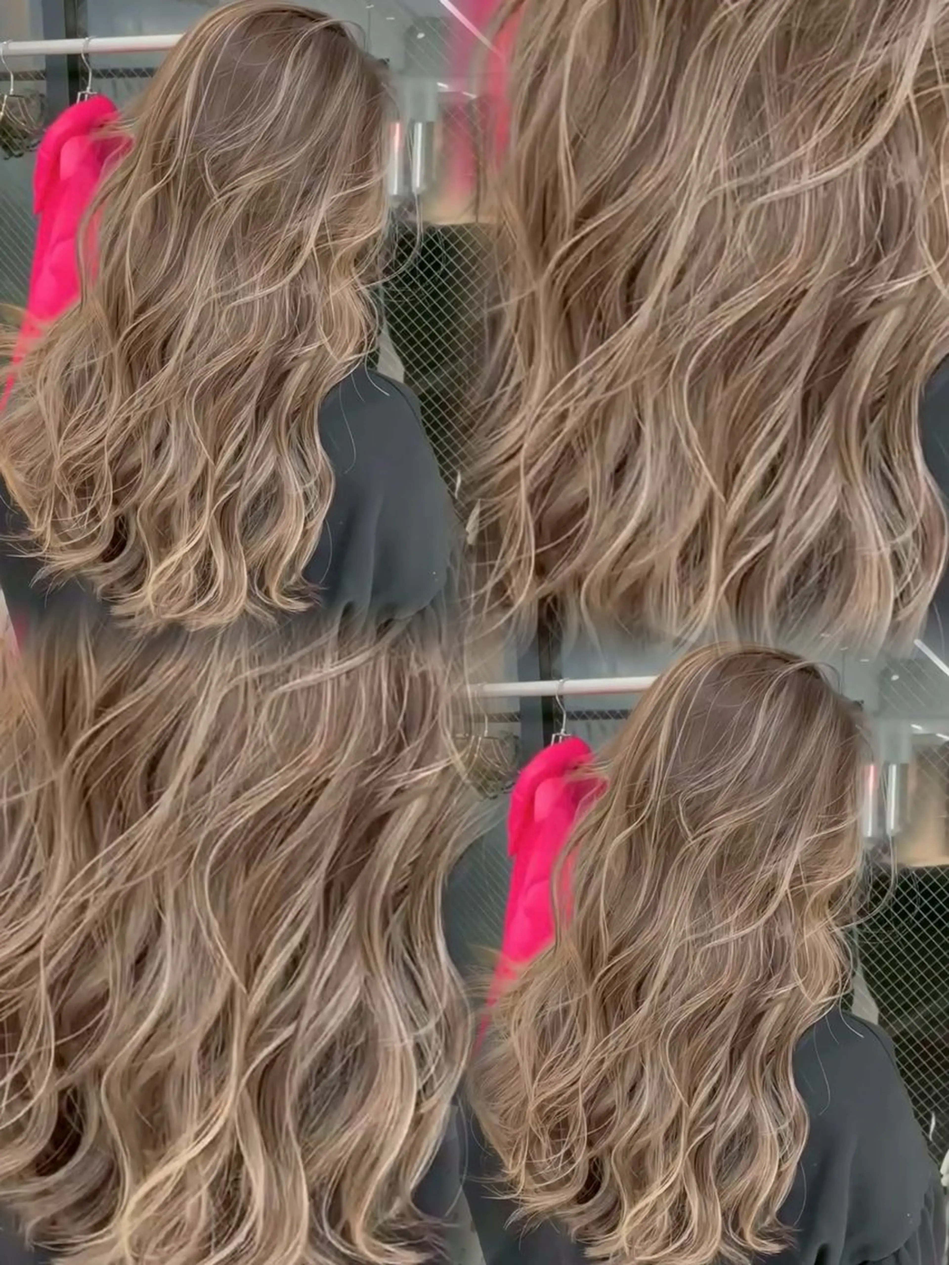 ロング カラー バレイヤージュ ハイライトカラー 外国人風カラー ハイライト レイヤーカット ヘアカラー ✨レイヤーカット 海外ヘア/原宿✨のヘアスタイル