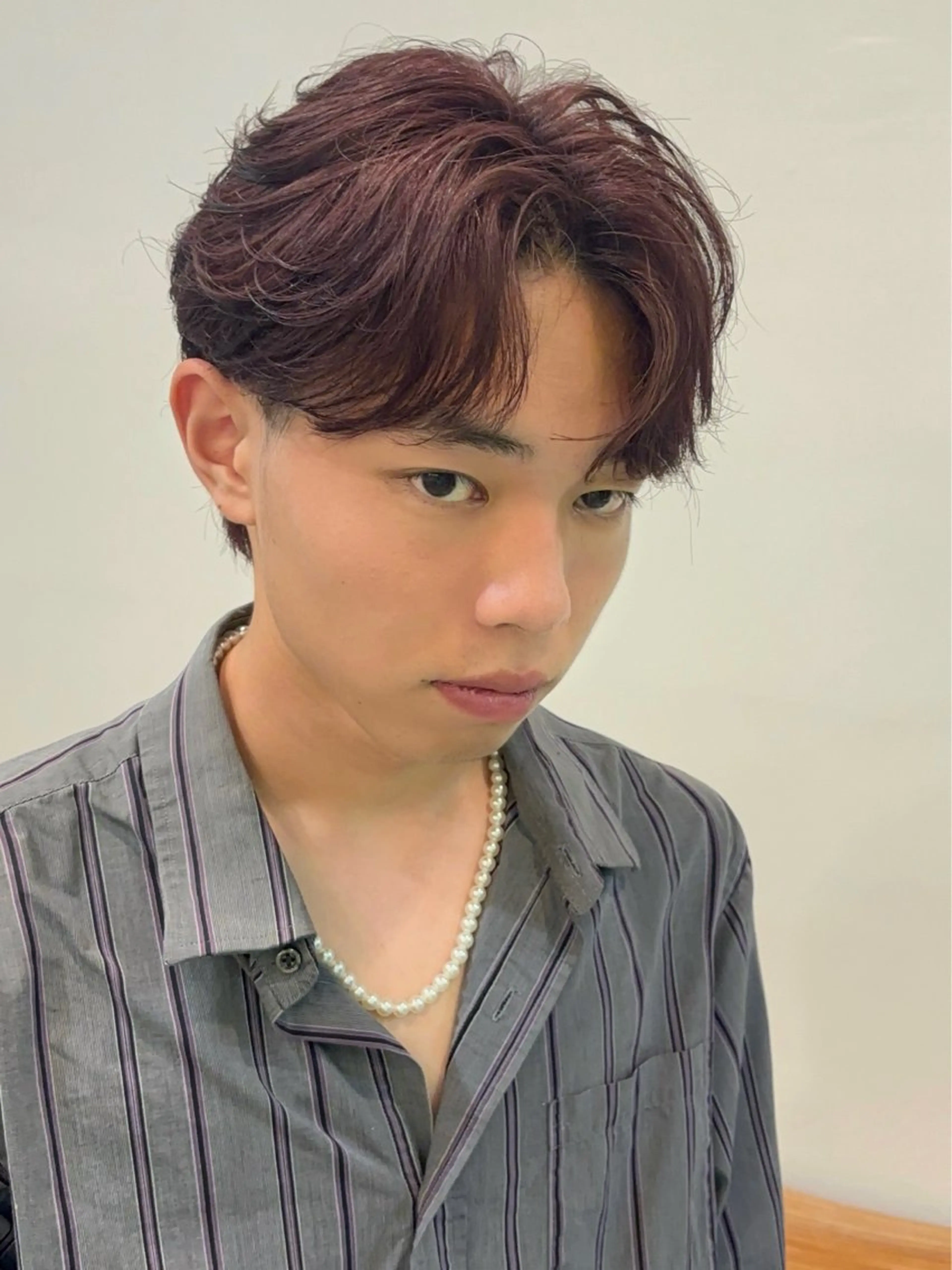 カラー パーマ メンズ 大西 れいやのヘアスタイル