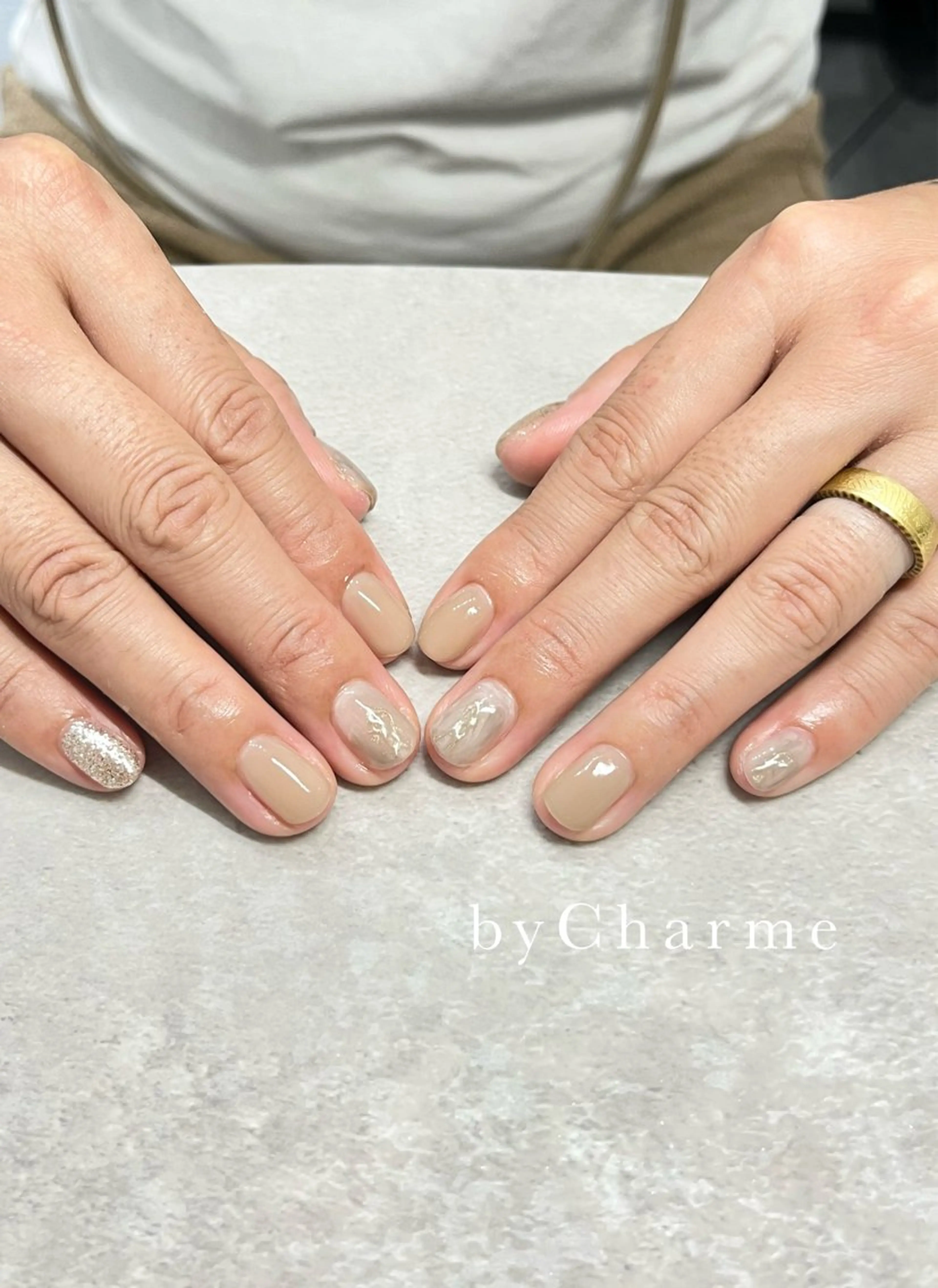 ネイル ニュアンスネイル Ray. Maayaのネイルデザイン