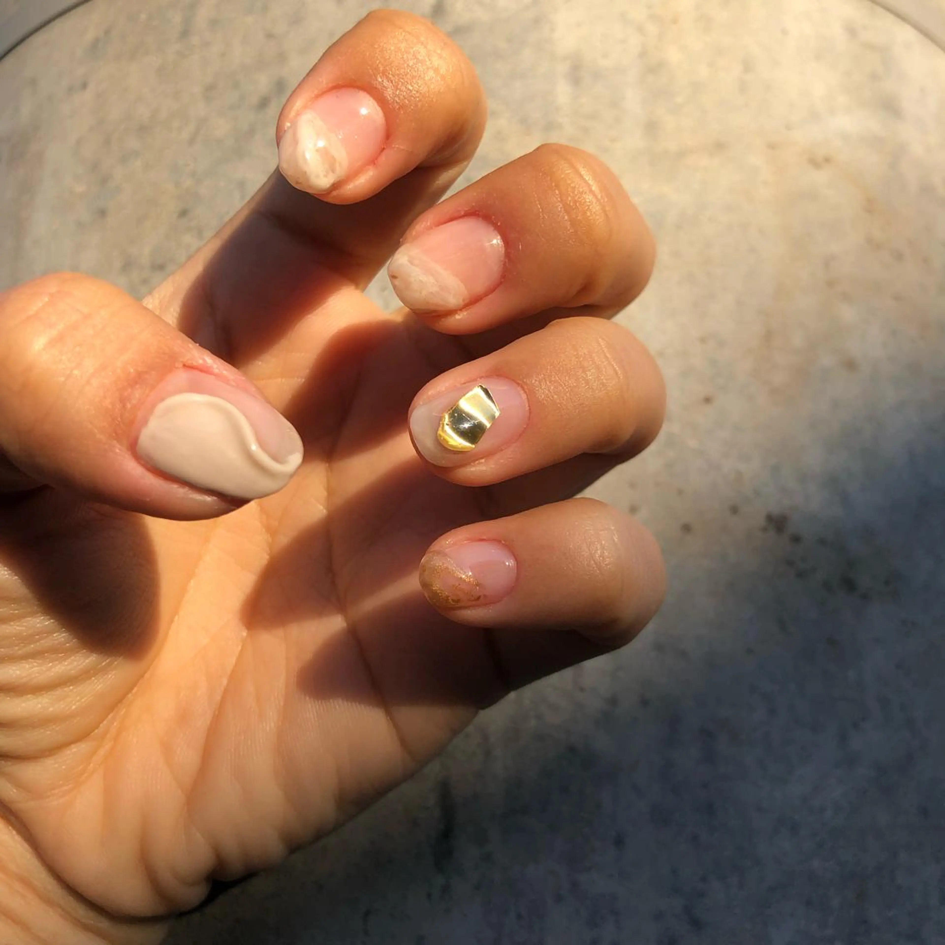 ネイル ニュアンスネイル エレン 南越谷のネイルデザイン