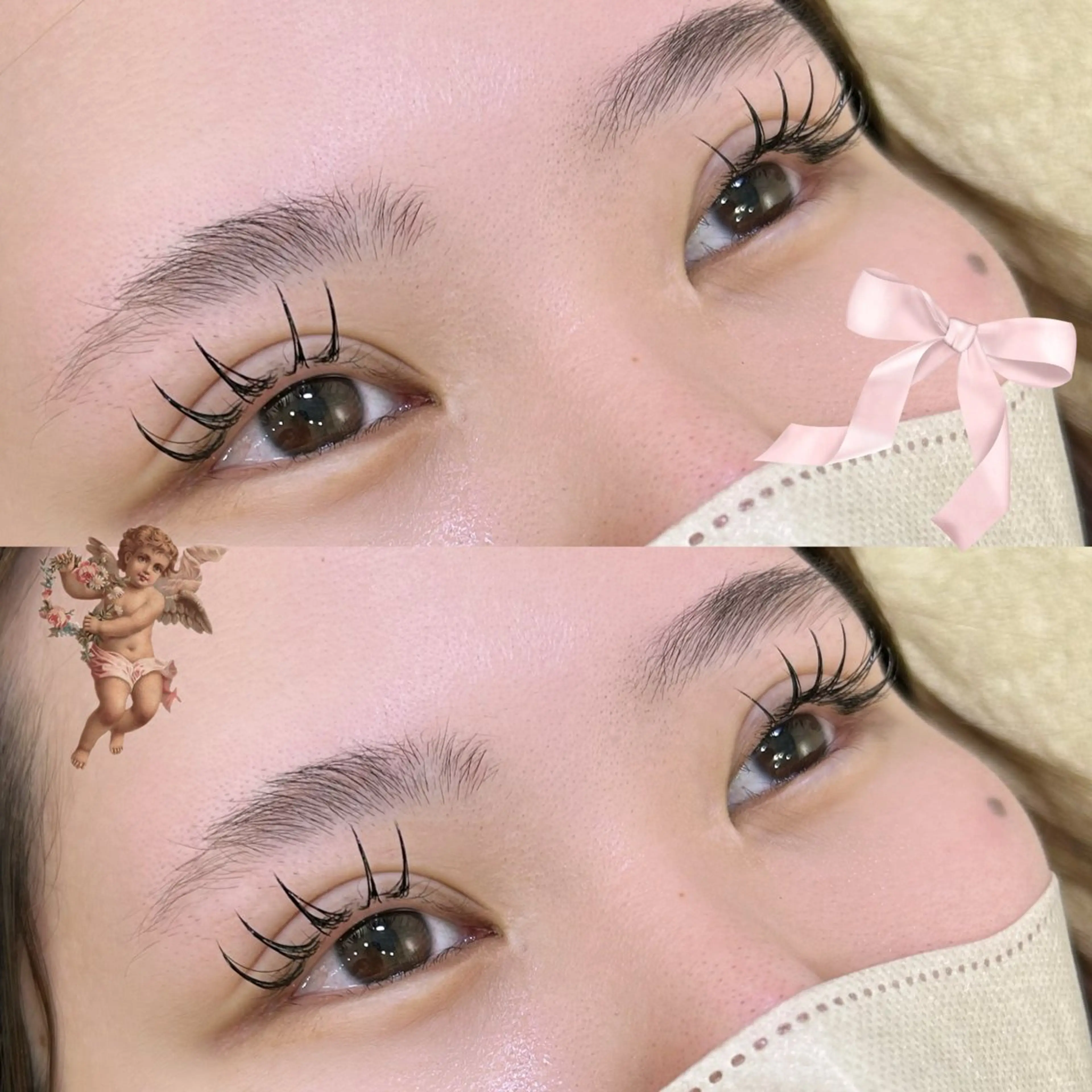 マツエク・マツパ マツエク さつき🐩🖤 束感/可愛い/韓国風のマツエク・マツパデザイン