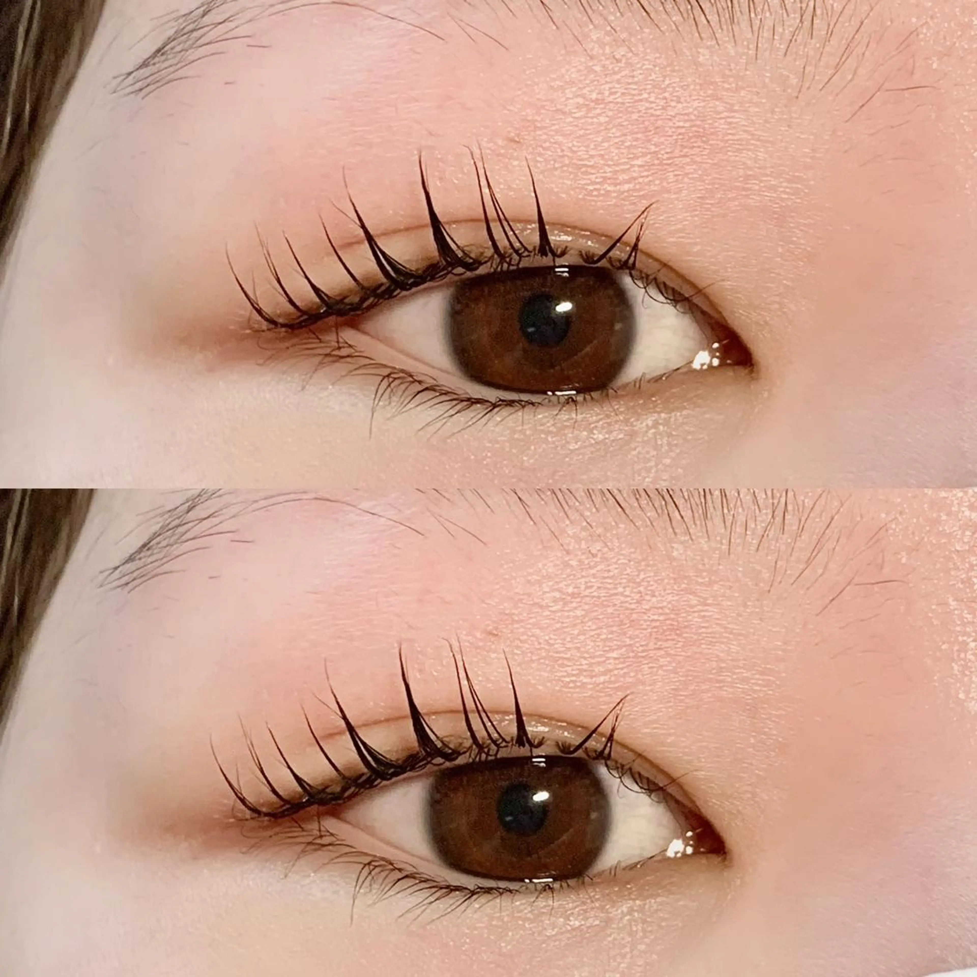 マツエク・マツパ 束感まつ毛 ナチュラル 猪熊 栞のマツエク・マツパデザイン