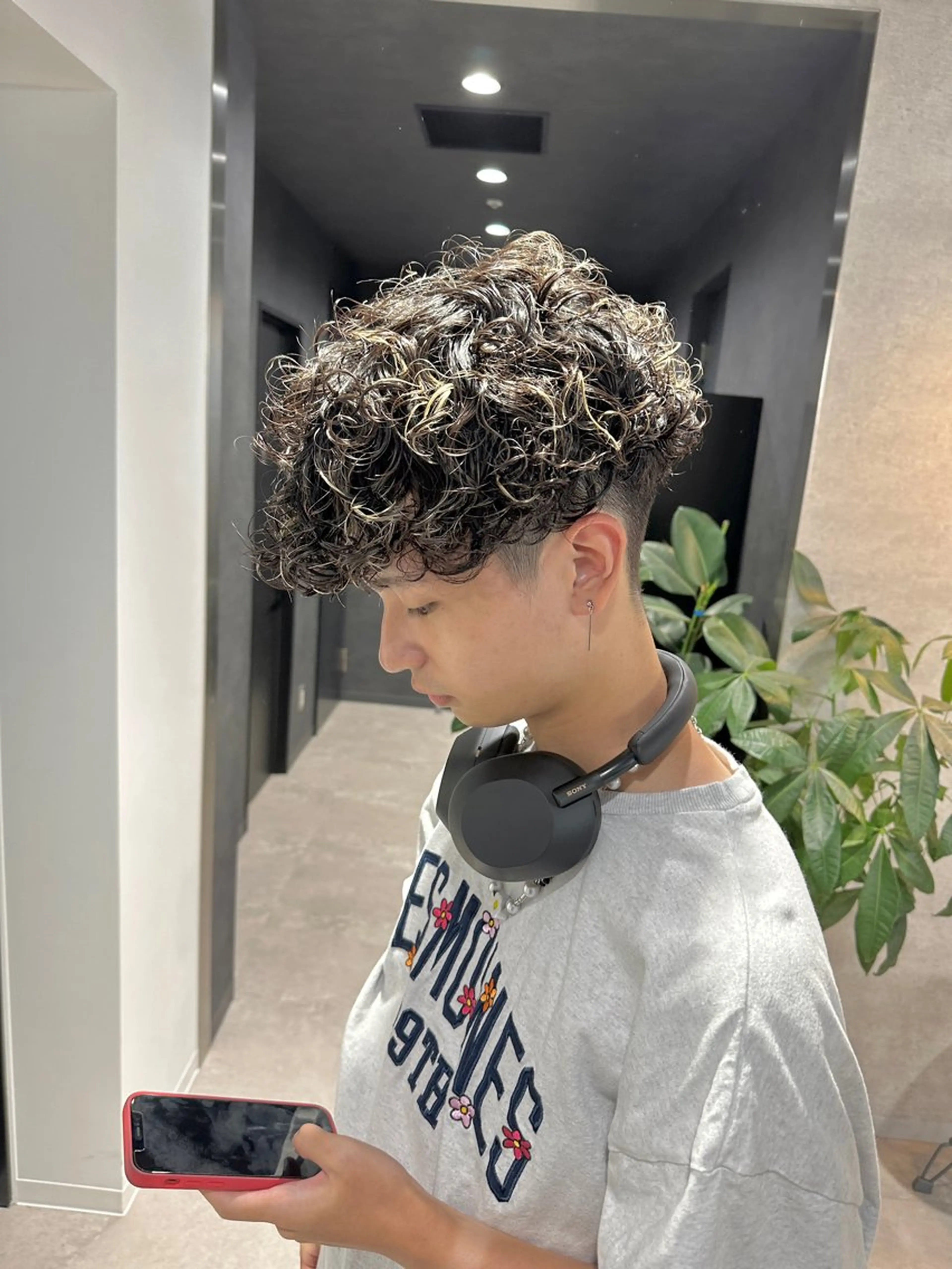 ショート パーマ メンズ 【メンズサロン】 BLUCK 横浜のヘアスタイル