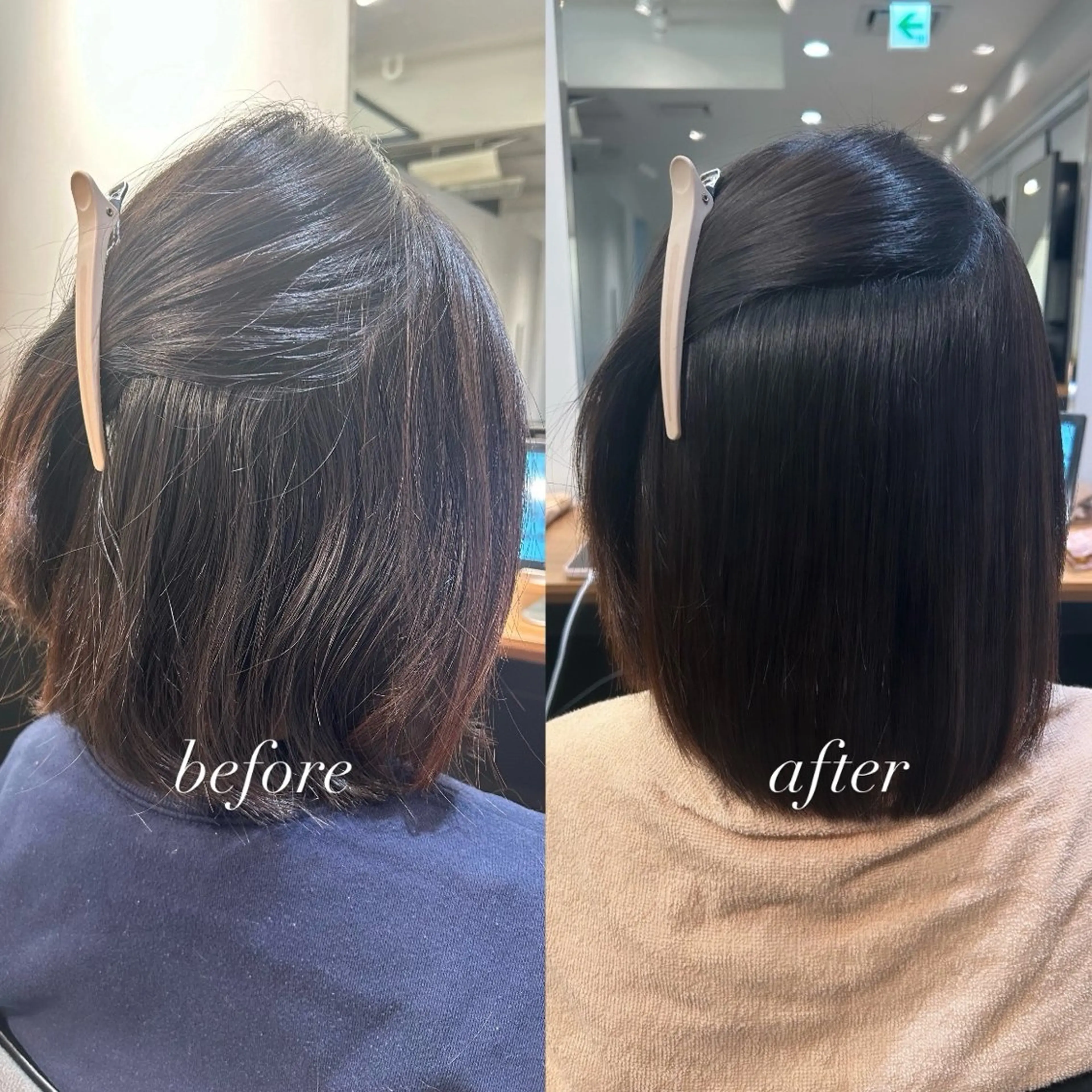 ショート パーマ 髪質改善 縮毛矯正 ストレートパーマ 縮毛矯正 諸井 芽のヘアスタイル