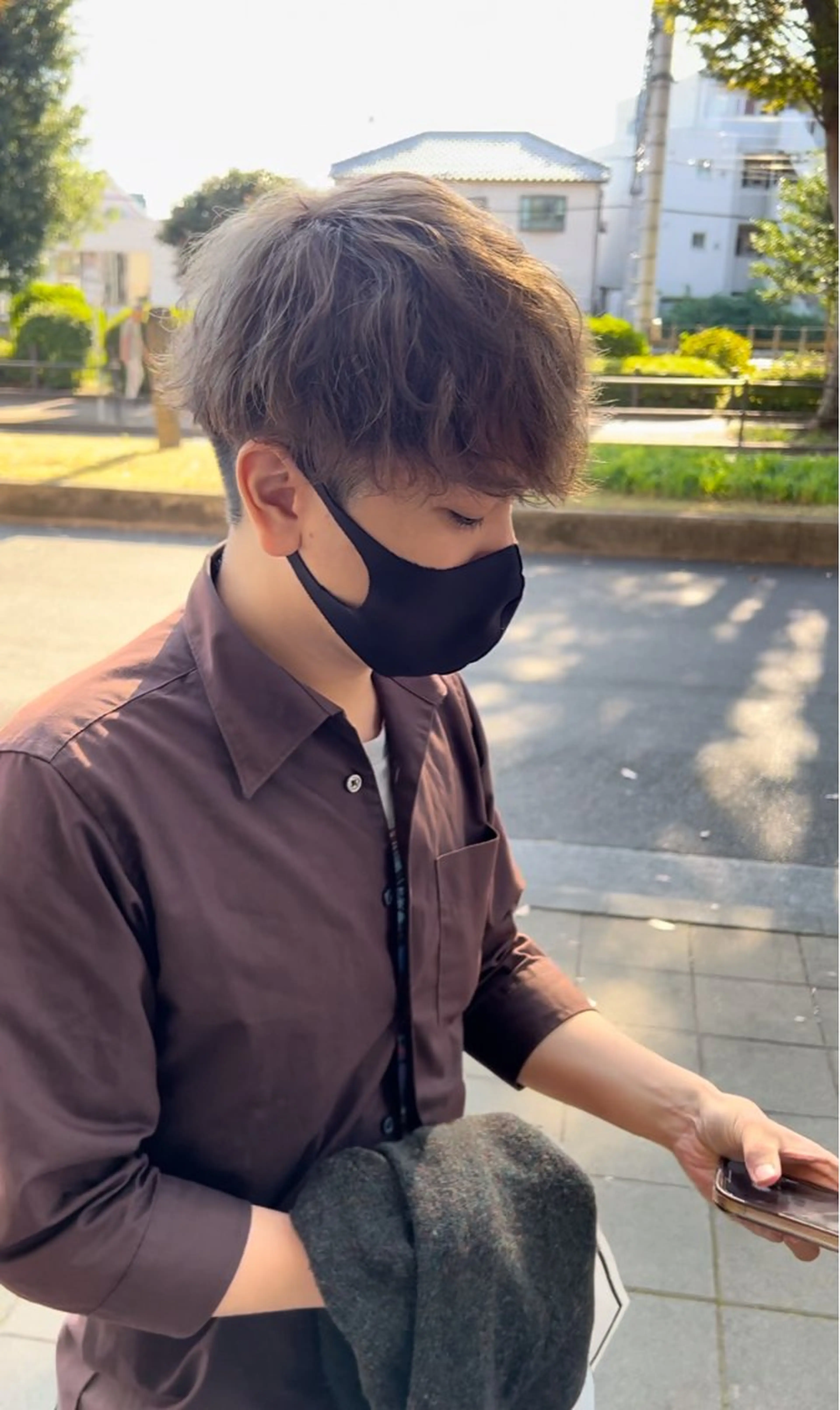 ショート カラー パーマ メンズ メンズパーマ⚜️ 角花ひろゆきのヘアスタイル