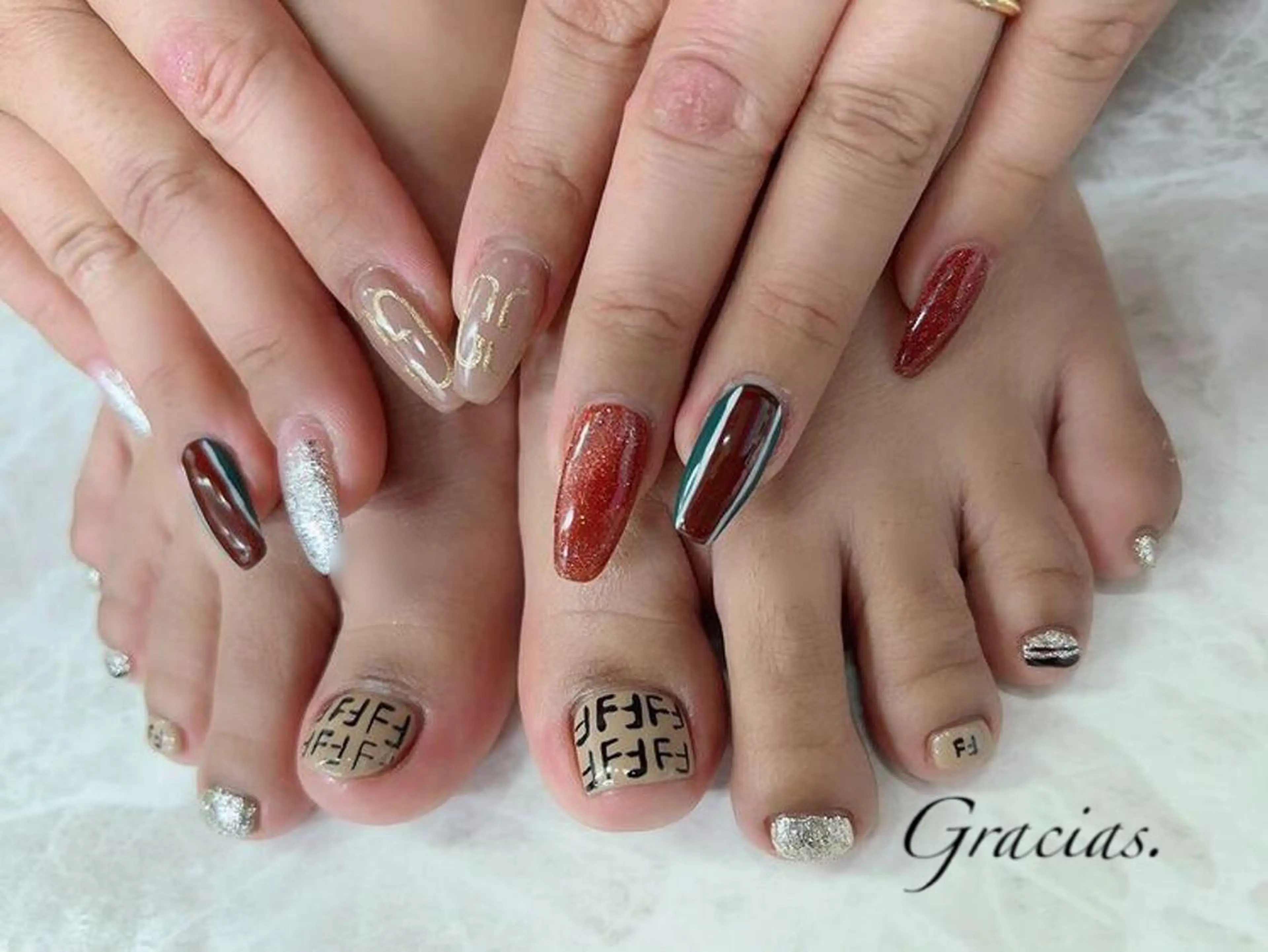 ネイル アートネイル Gracias. rieのネイルデザイン