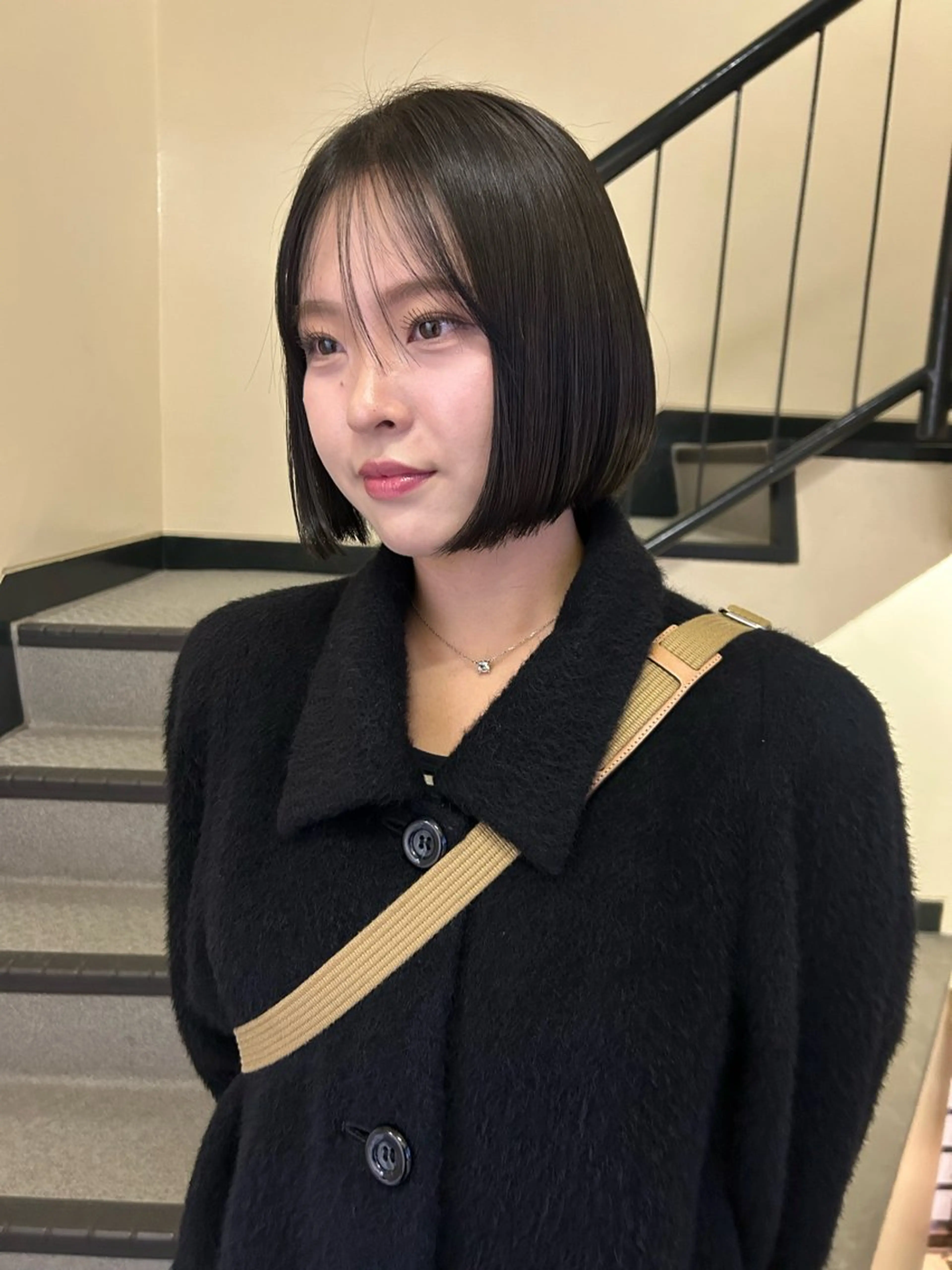 ショート カラー ブリーチ トリートメント カット ヘアカラー トリートメント ☕️結【suii.】 ボブ/ヘアセット☕️のヘアスタイル