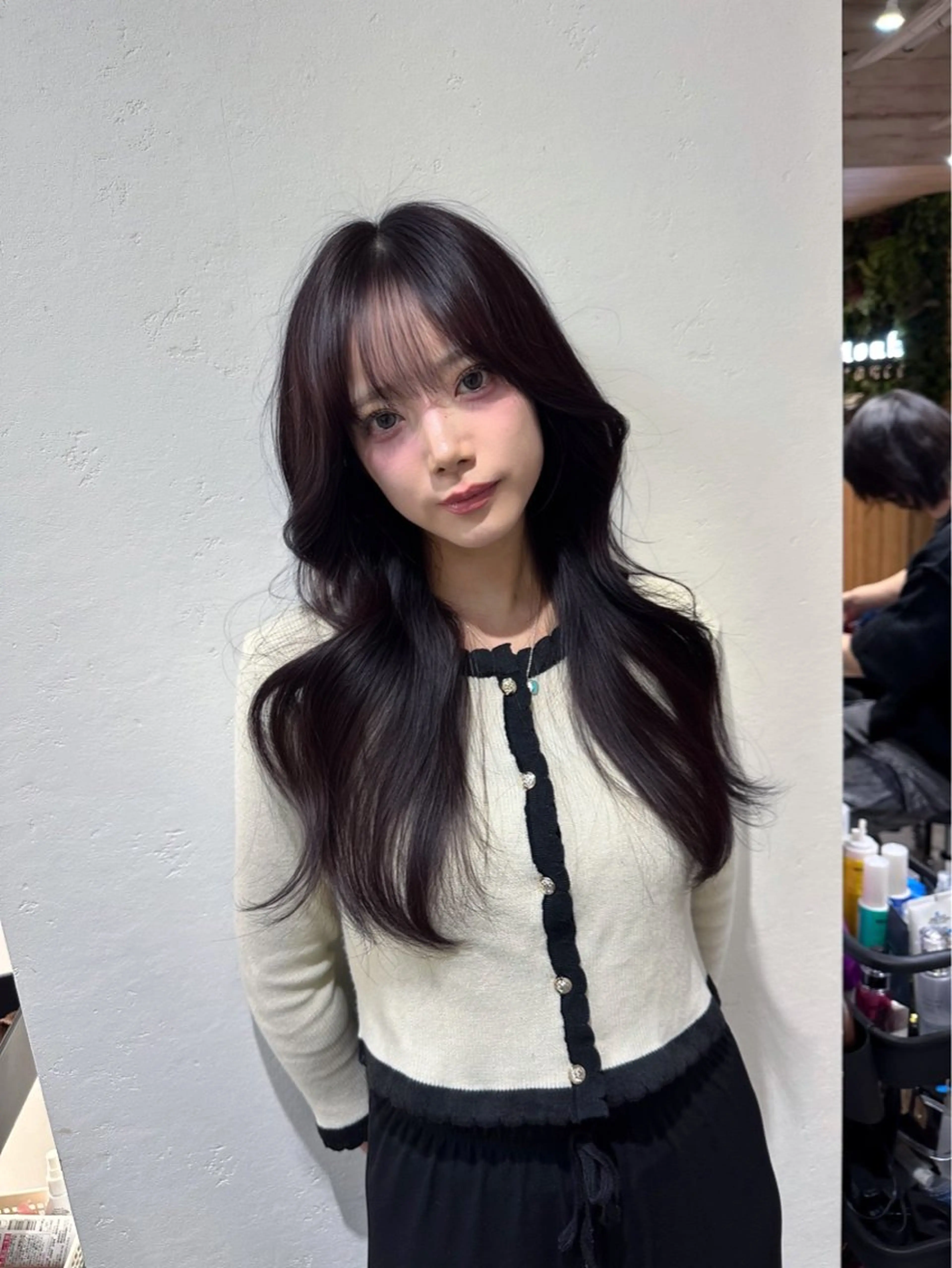 ロング 韓国風パーマ/ 韓国ヘア/大森千寛のヘアスタイル