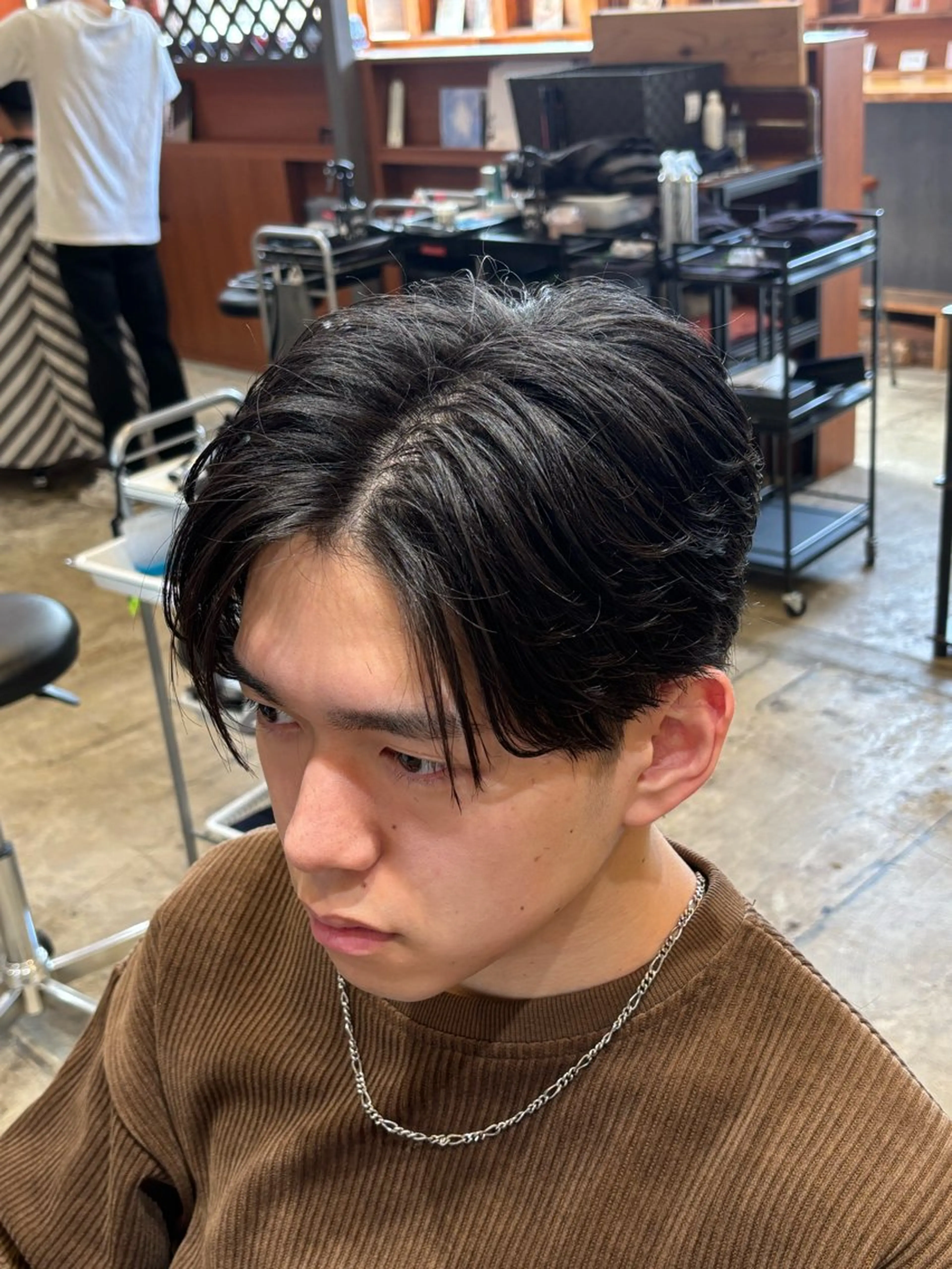 メンズ センターパート JETBLACK936所属・【JETBLACK】 HAYATOのヘアスタイル