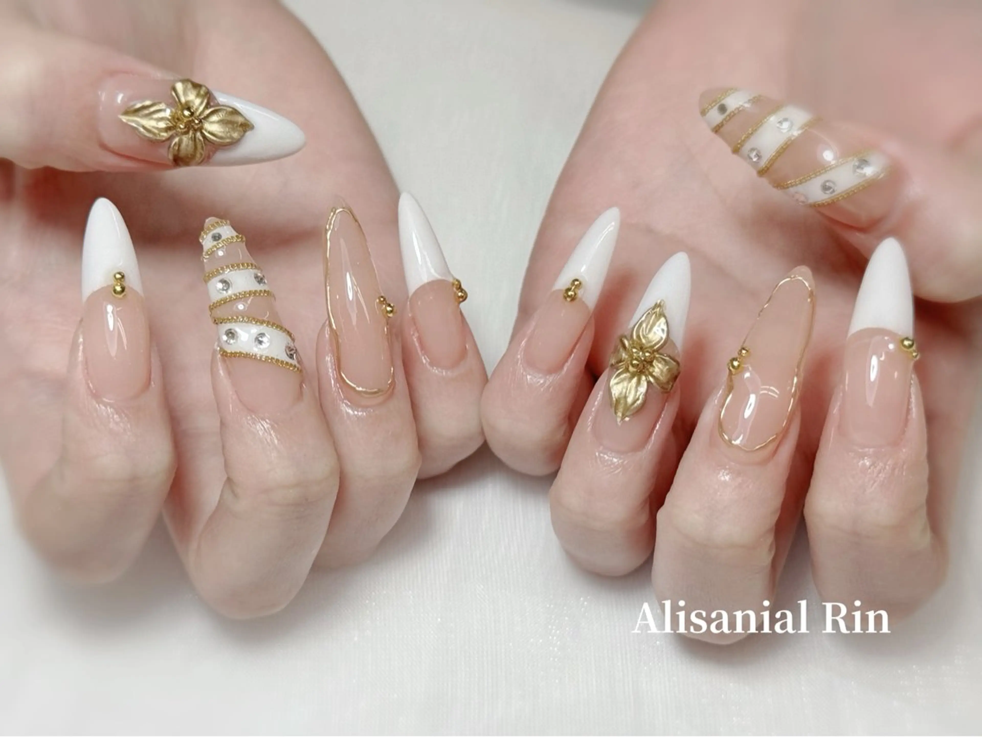 ネイル 成人式 ハンドネイル Alisa nail Rinのネイルデザイン