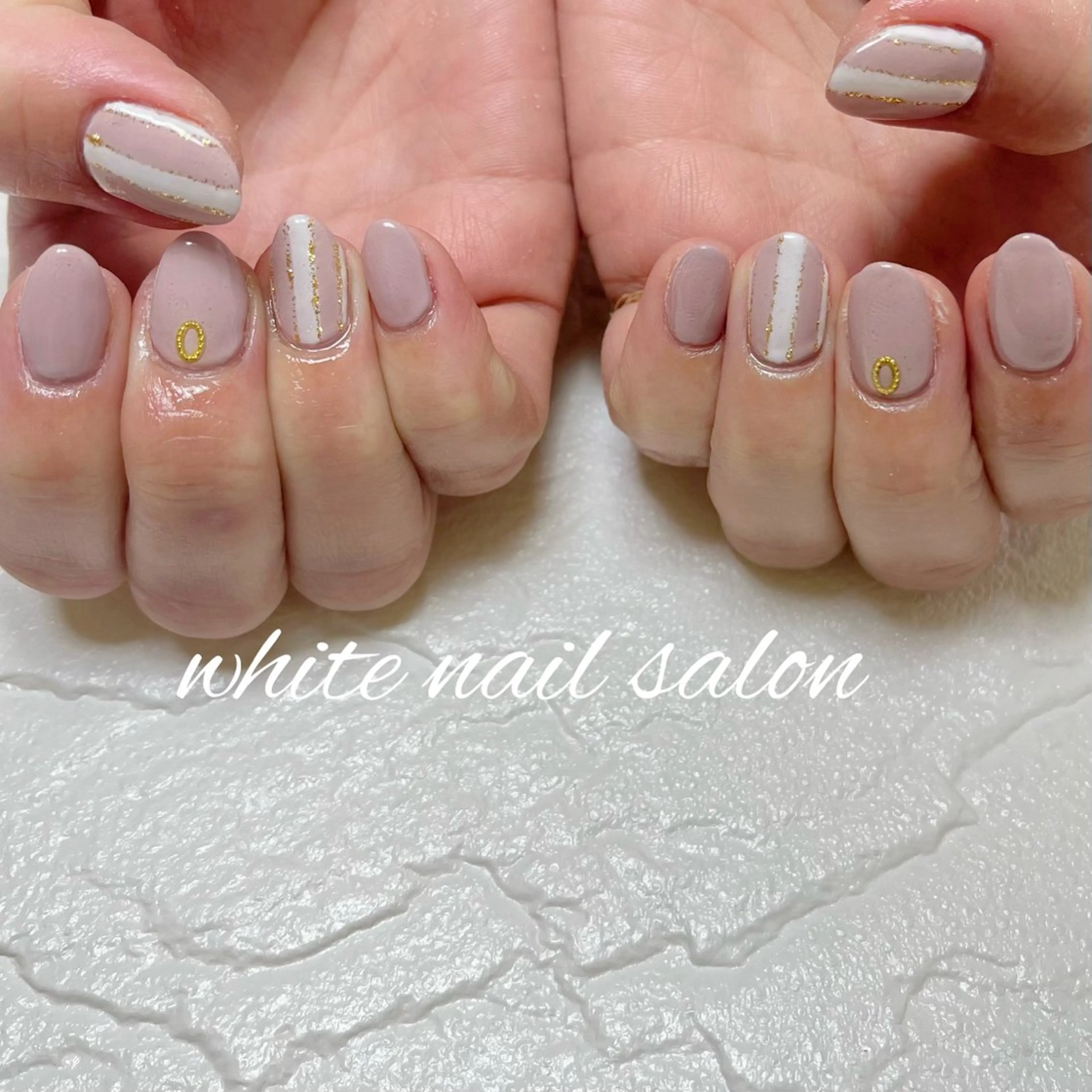 ネイル ラメ(グリッター) ハンドネイル white nail salonのネイルデザイン