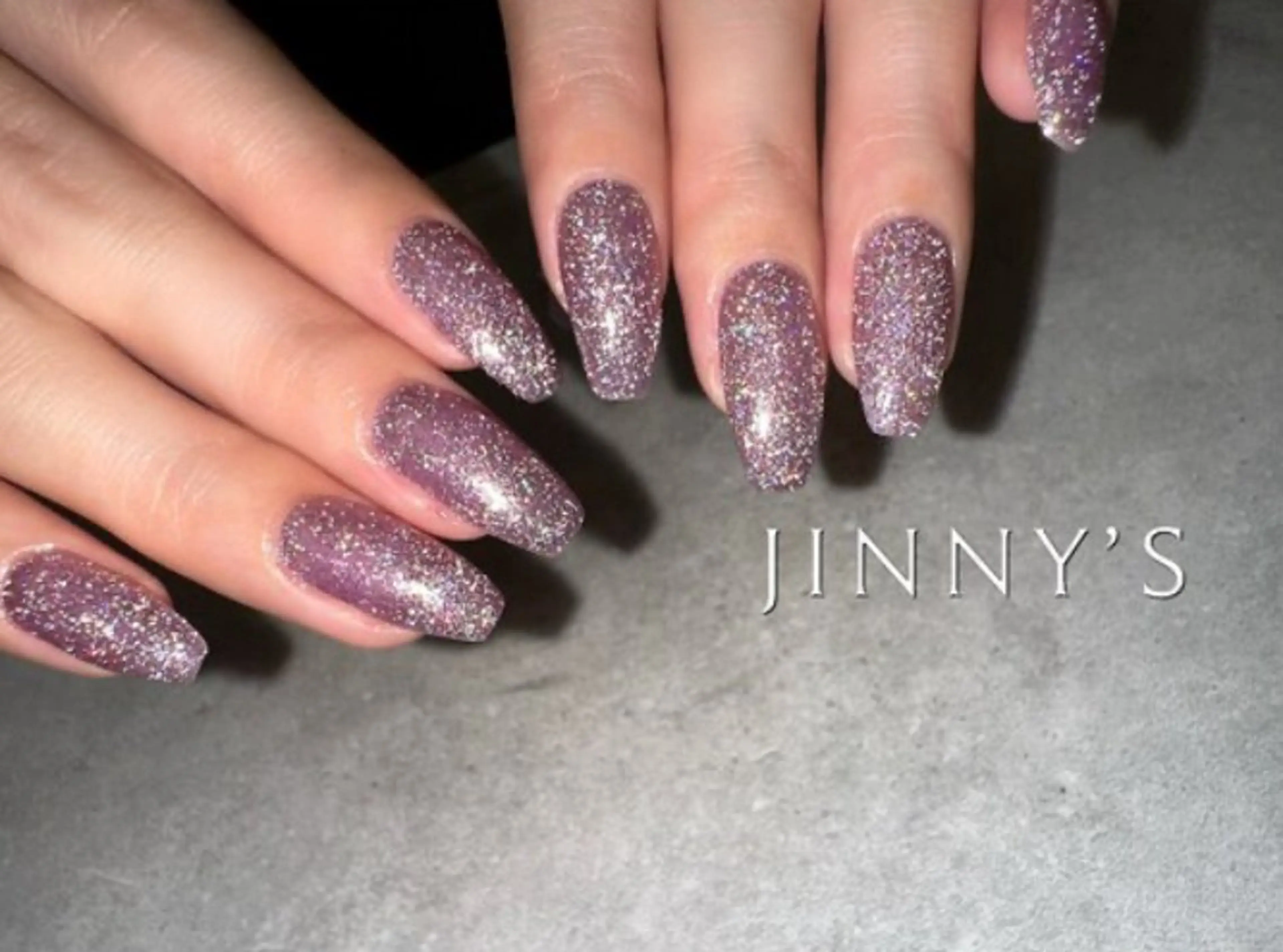 ネイル フラッシュネイル ラメ(グリッター) ワンカラーネイル Be NaiL【ビーネイル】目黒店所属・新堀 倫子のネイルデザイン