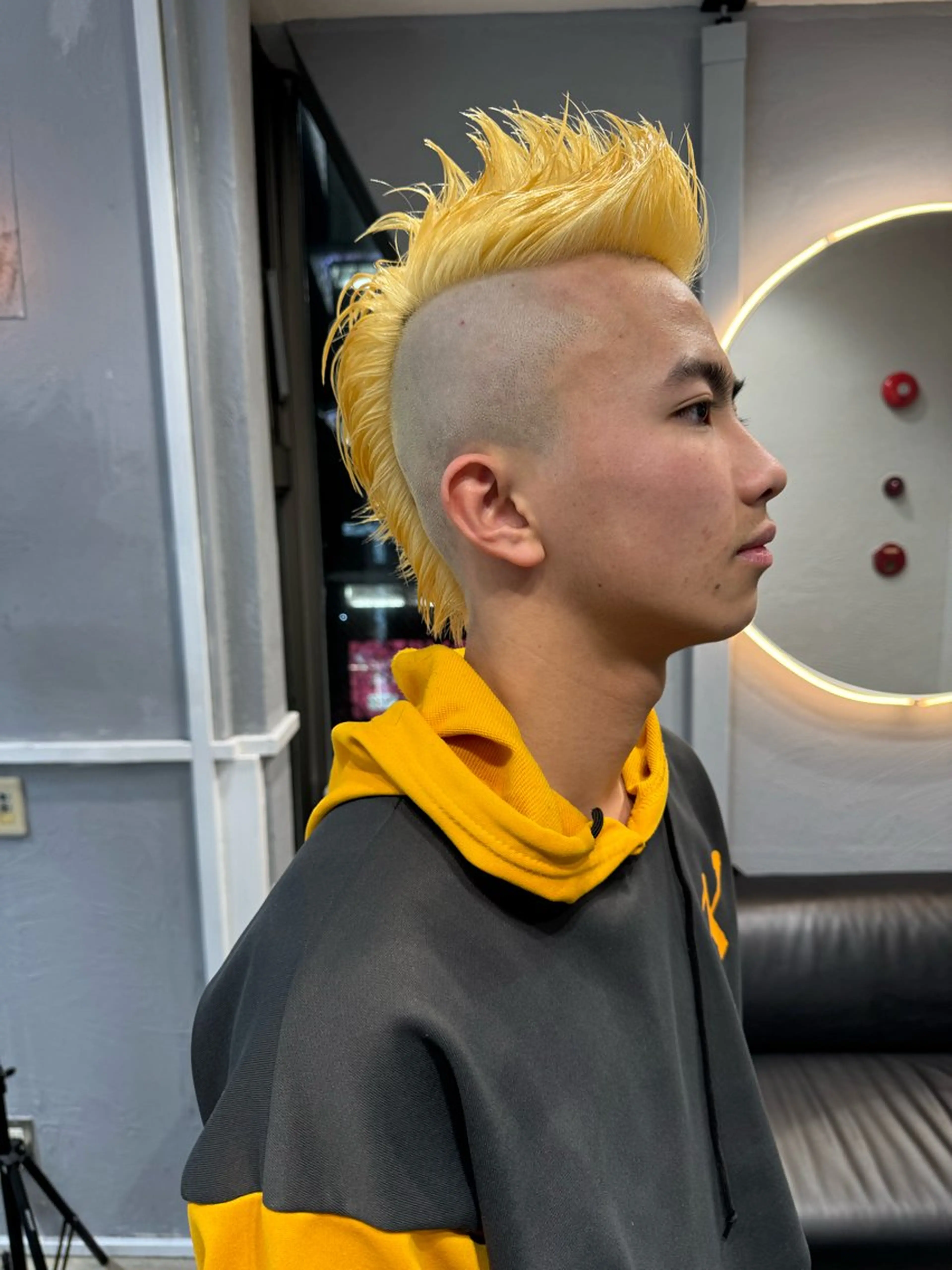 カラー メンズ dao/ミルクティー /ブラウン/ブロンドのヘアスタイル