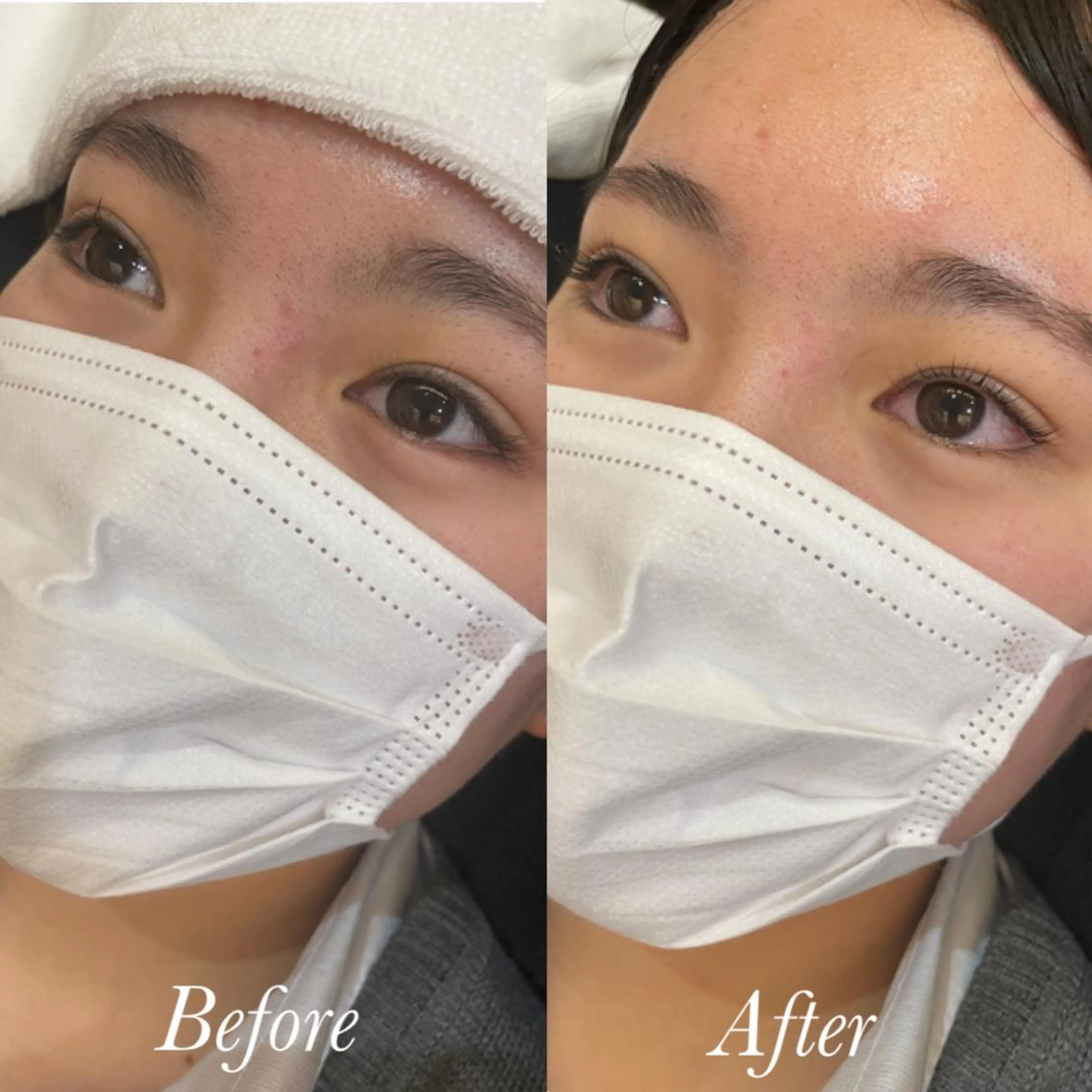 マツエク・マツパ パリジェンヌラッシュリフト aya/小顔レイヤー /柔らかカラーのヘアスタイル