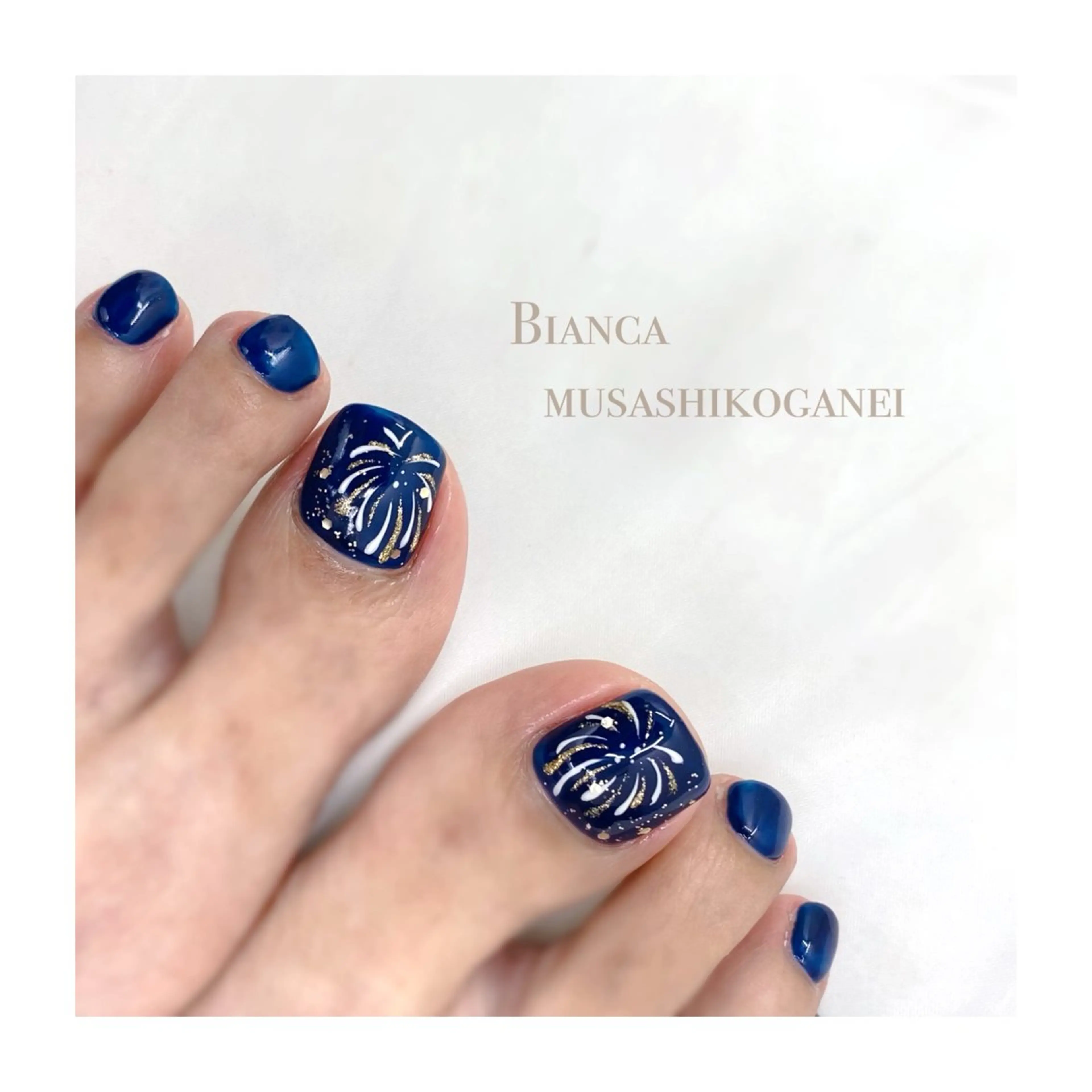 ネイル フットネイル Bianca 武蔵小金井　しぎはらのネイルデザイン