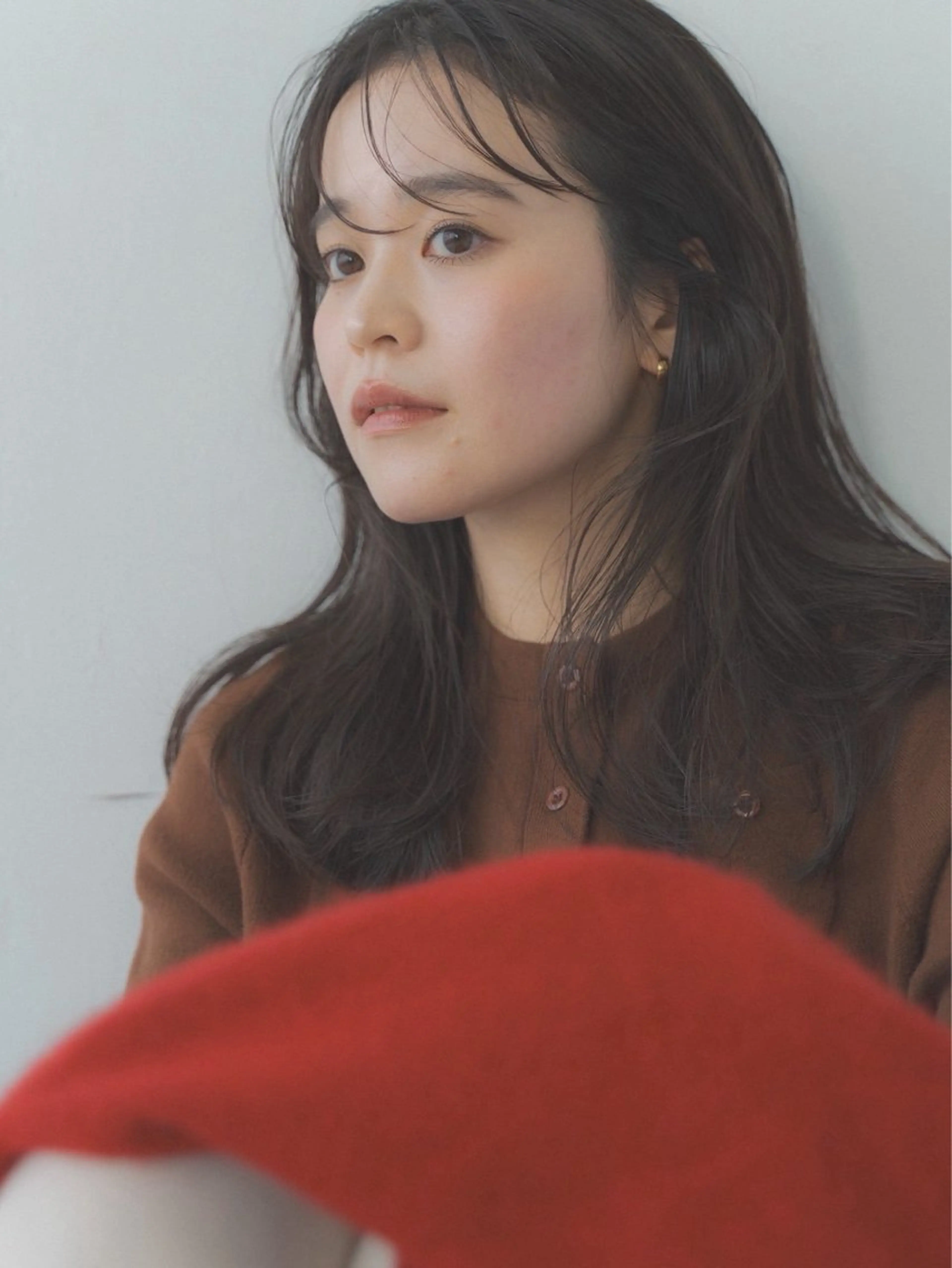 ミディアム 髪質改善 縮毛矯正 トリートメント 酸性ストレート ヘアカラー トリートメント 絹髪矯正/艶カラー /透明感/石田桃子のヘアスタイル