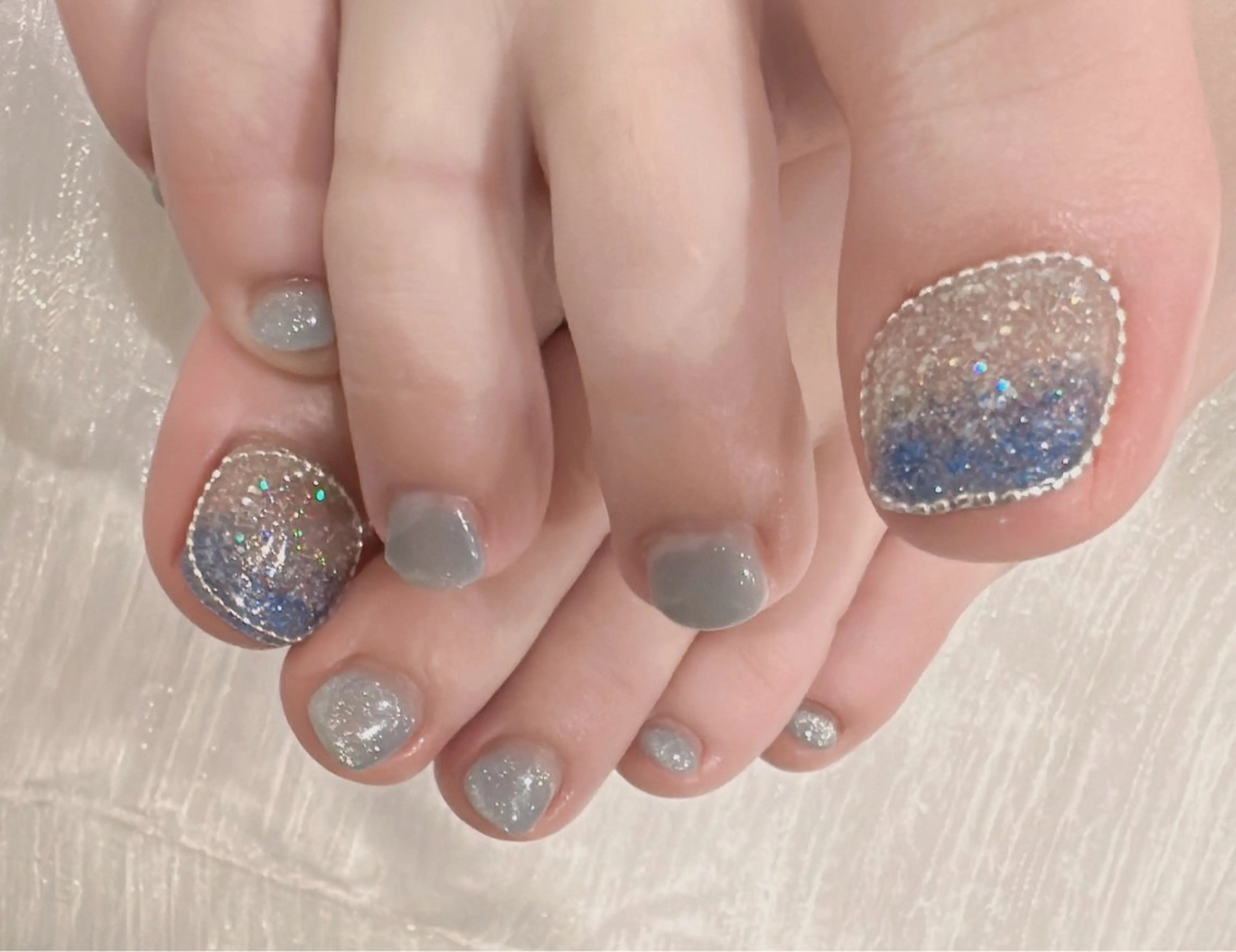 フットジェル4本アートやり放題の写真