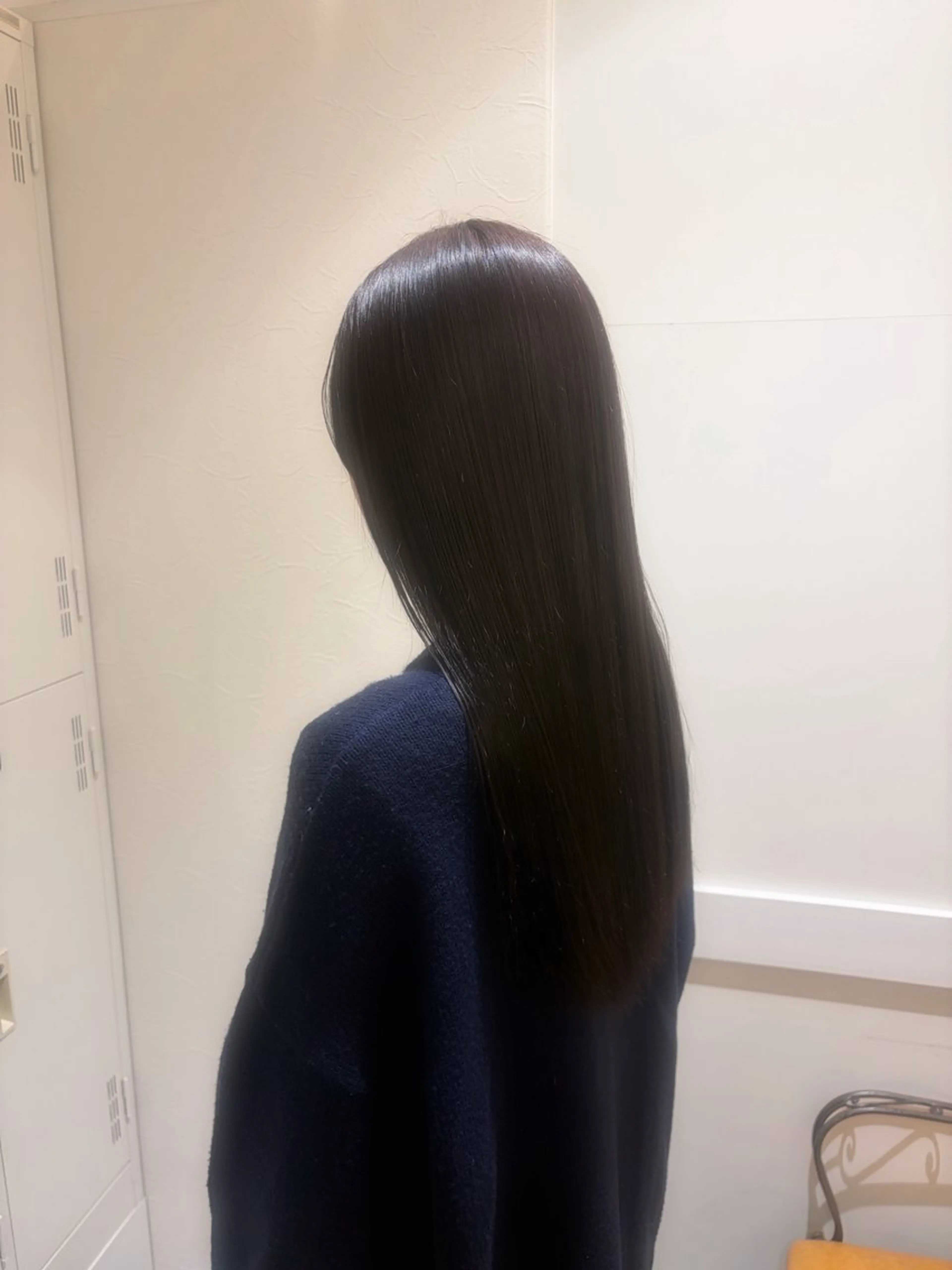 ロング カット ヘアカラー あいしぇ Ash川口のヘアスタイル